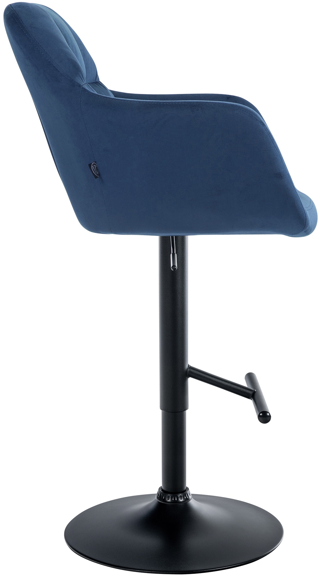 Tabouret de bar Natoma velours