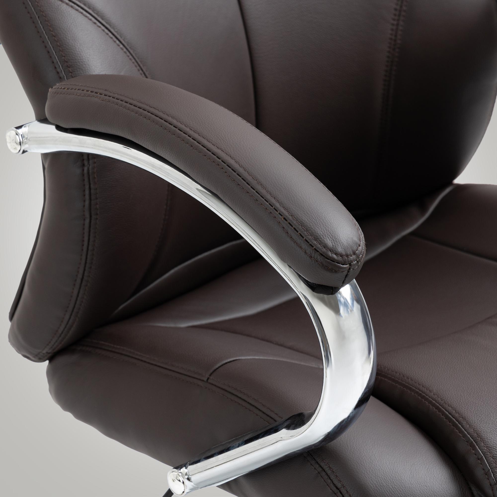 Chaise de bureau Salford cuir véritable