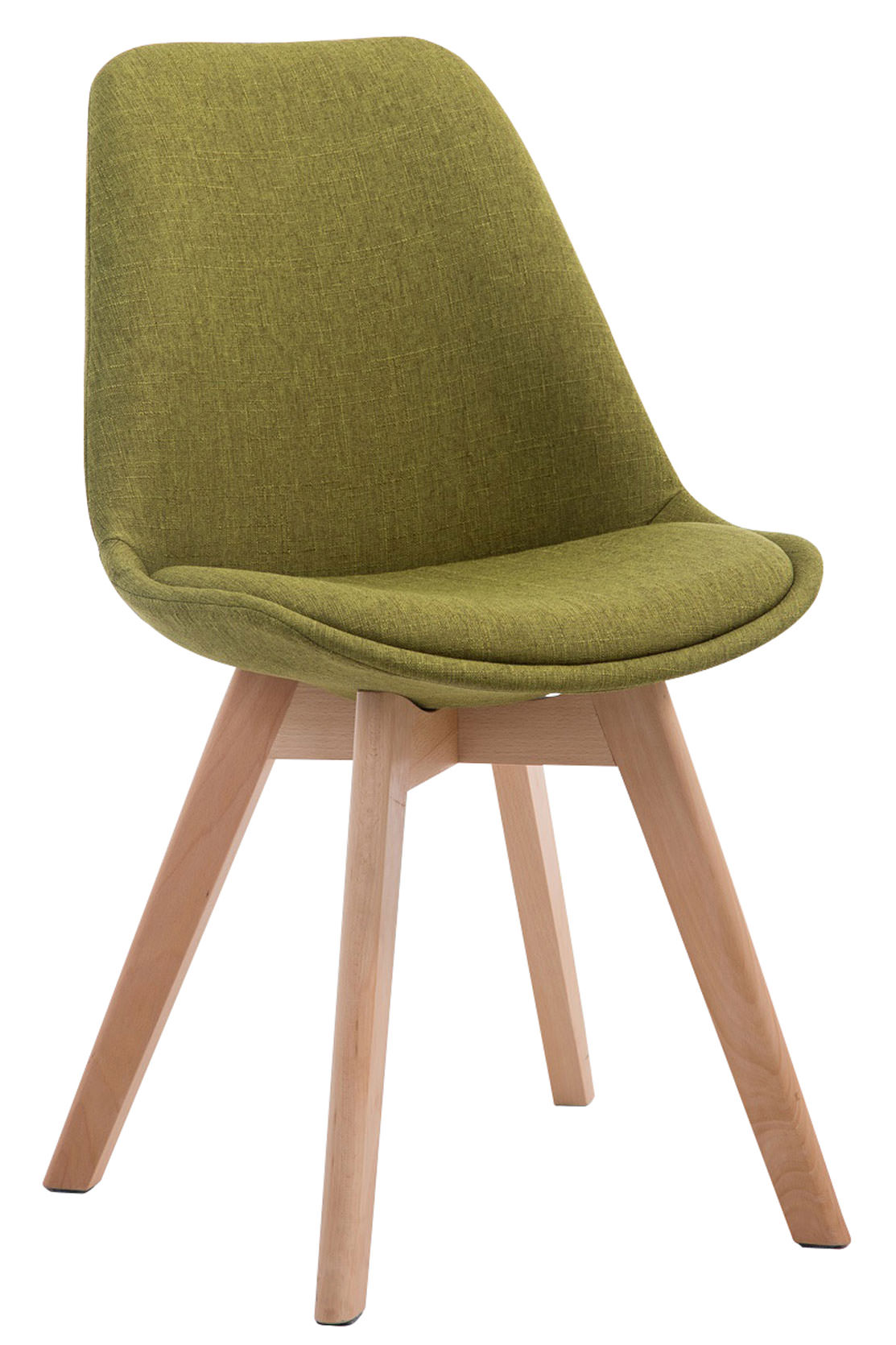 Lot de 4 chaises de salle à manger Borneo V2 en Tissu