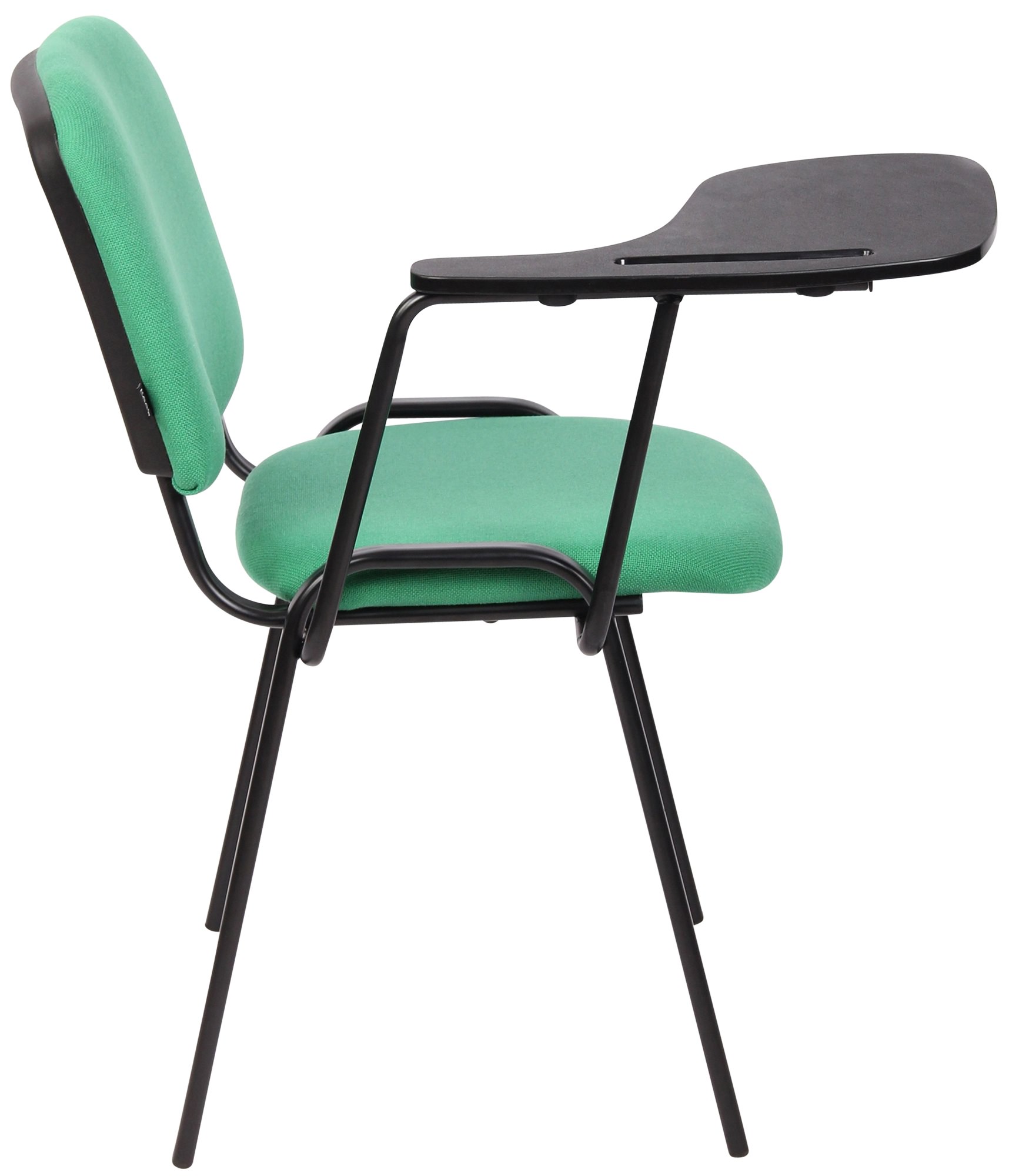 Lot de 4 Chaises Ken en tissu avec tablette rabattable