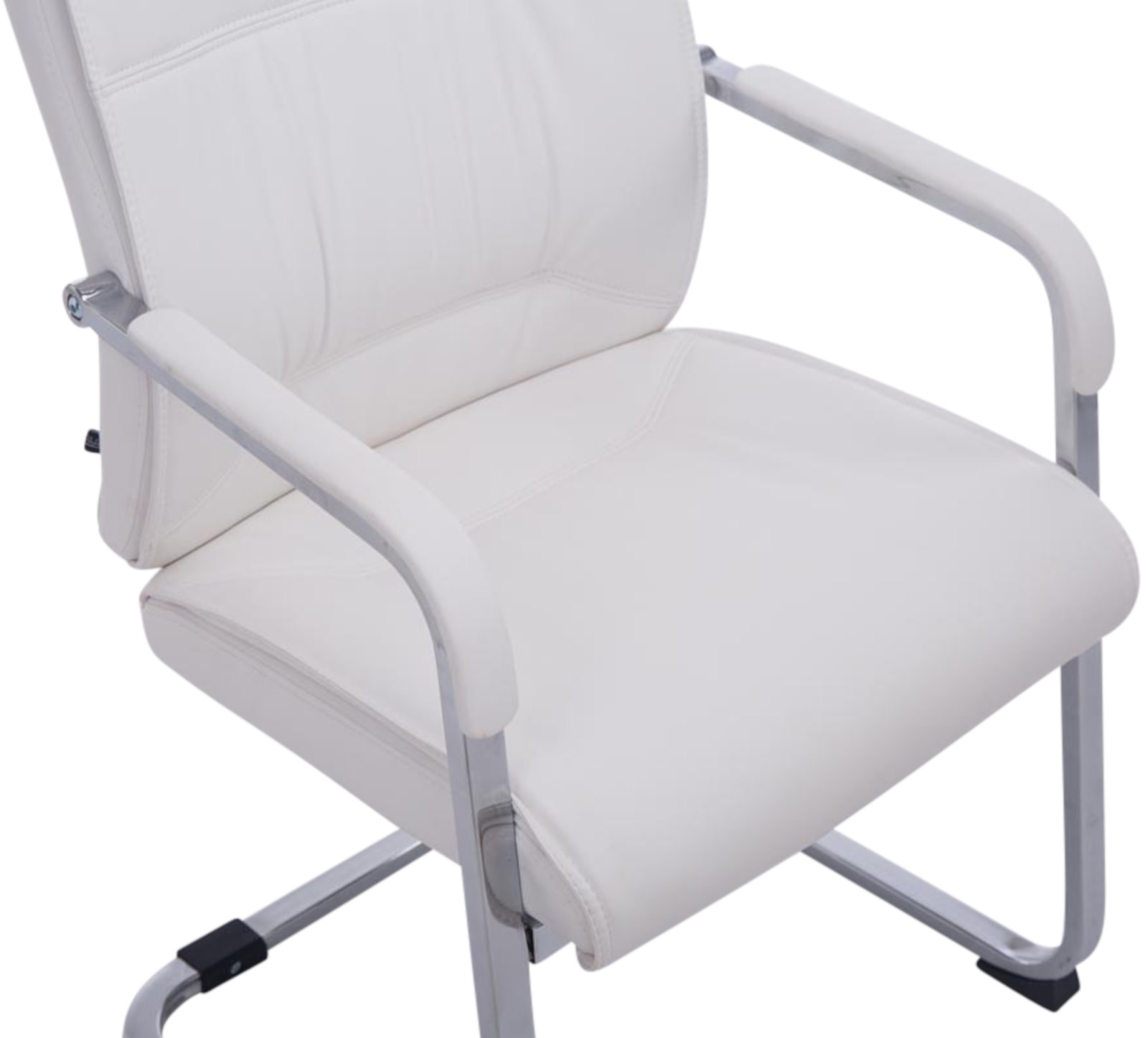 Lot de 2 Chaises Cantilever XXL Anubis en Similicuir avec accoudoirs
