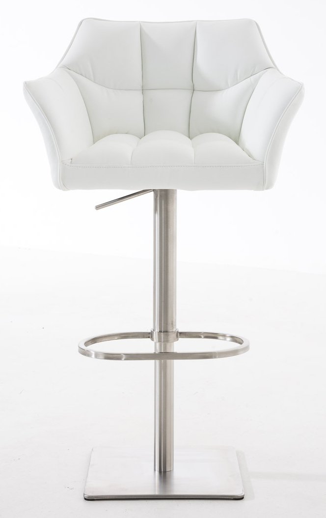 Lot de 2 tabourets de bar Damaso en similicuir