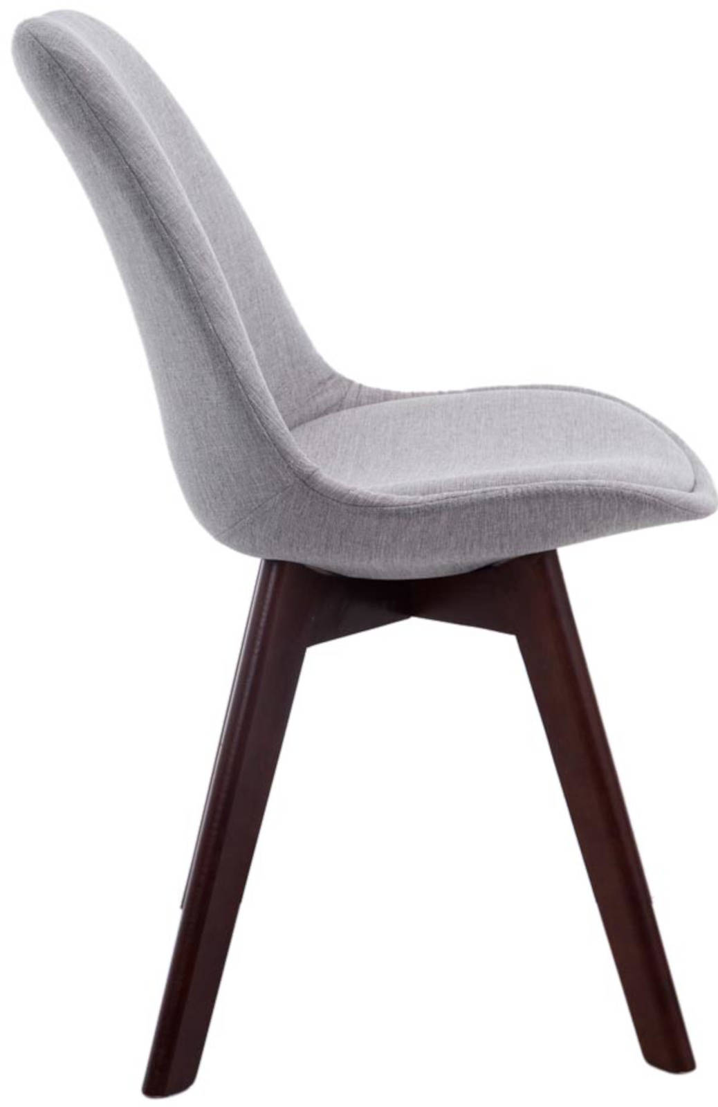Lot de 4 chaises de salle à manger Borneo V2 en Tissu