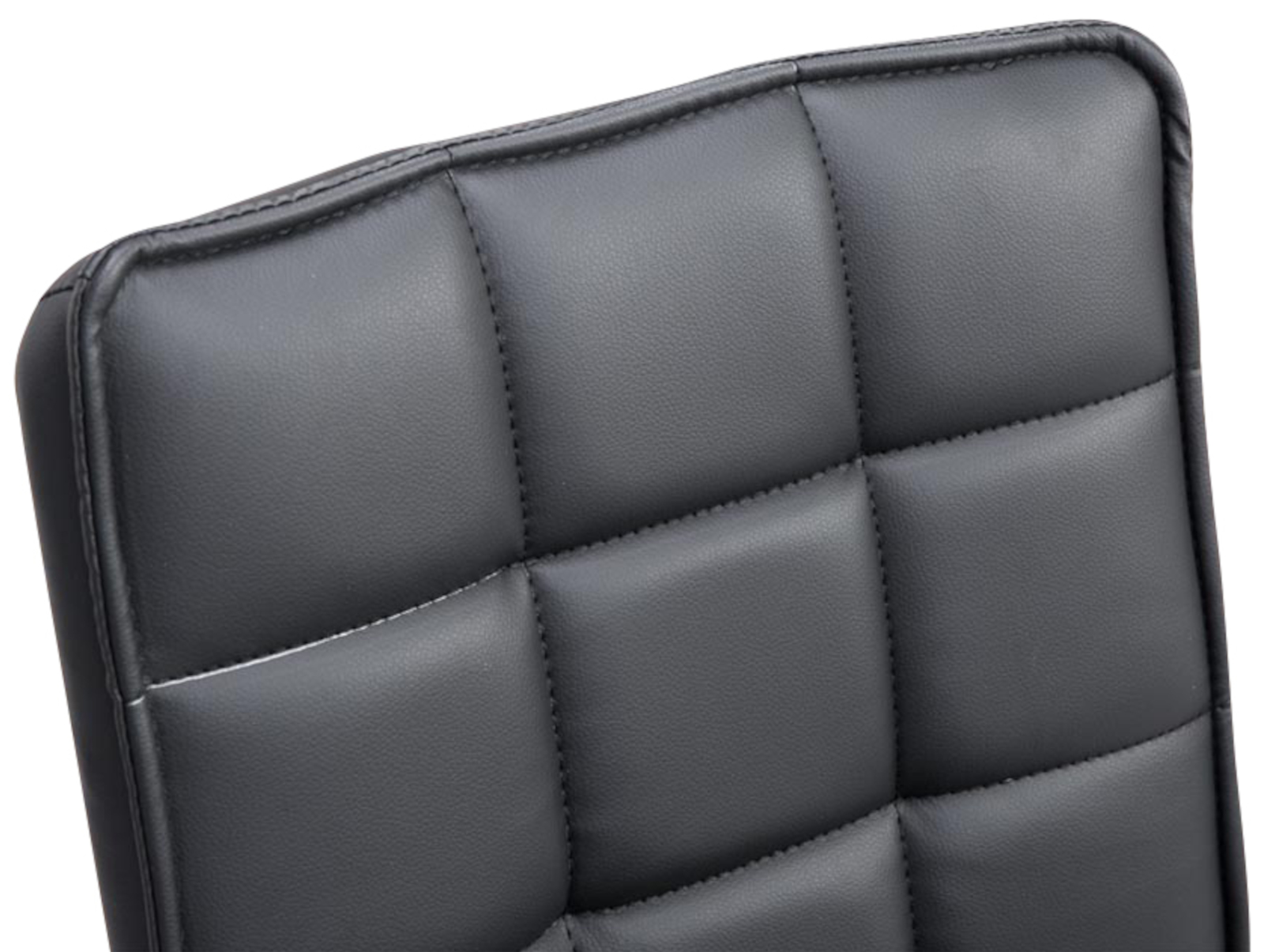 Lot de 2 chaises de salle à manger Peking V2 en similicuir pied trompette