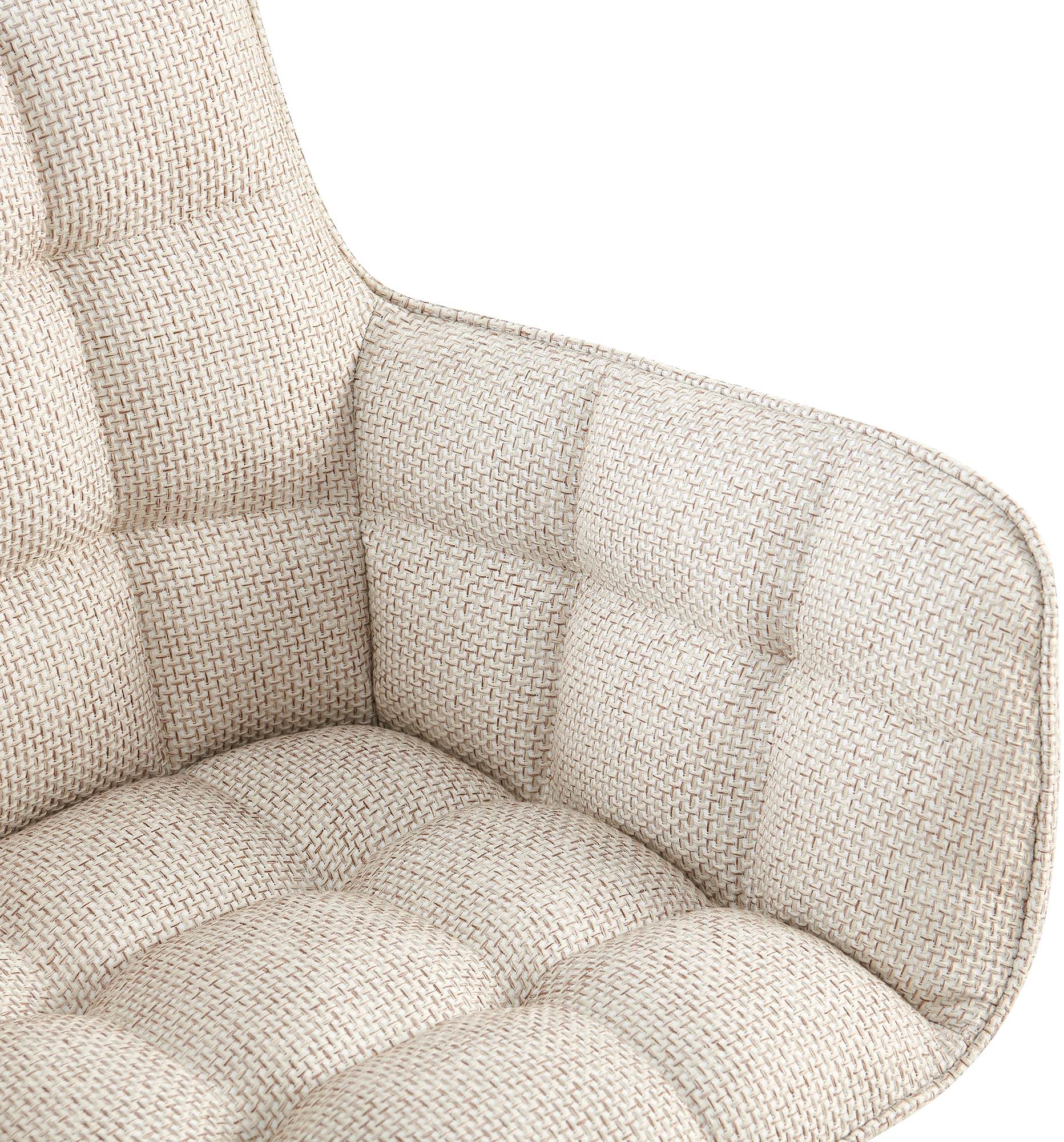 Chaise de salle à manger Tirana Tissu