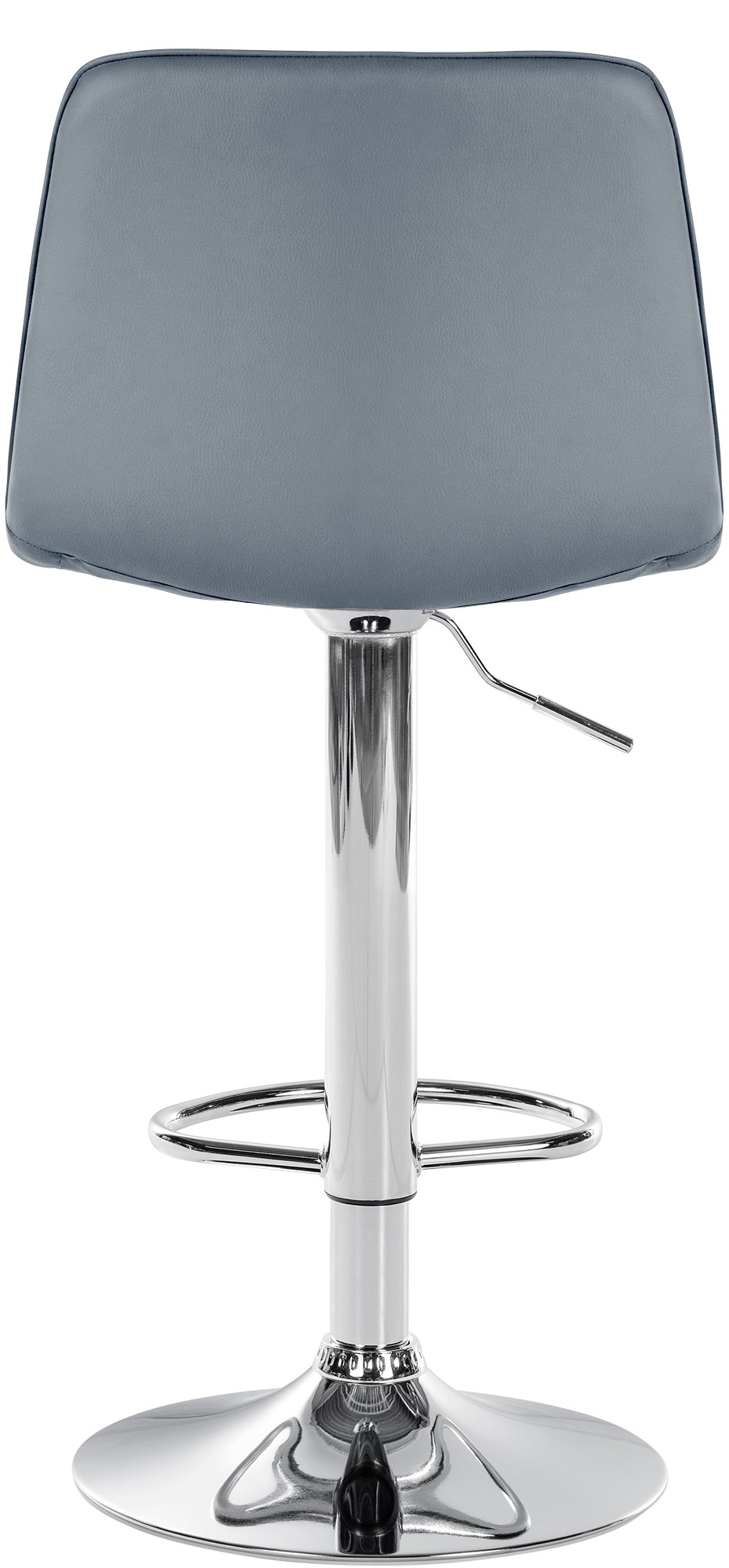 Tabouret de bar Lex en Similicuir Pied trompette en Métal