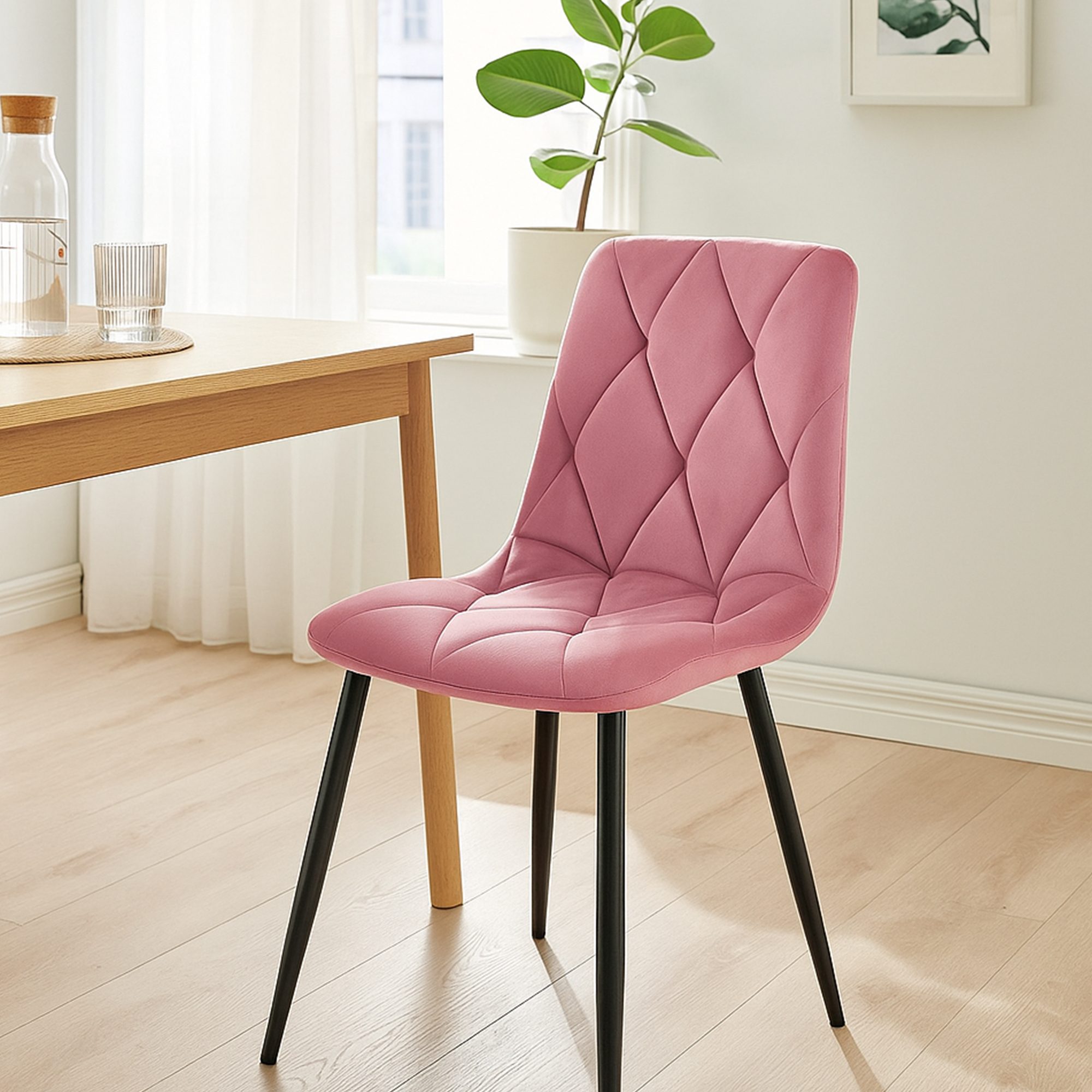 Lot de 2 chaises de salle à manger Clairton