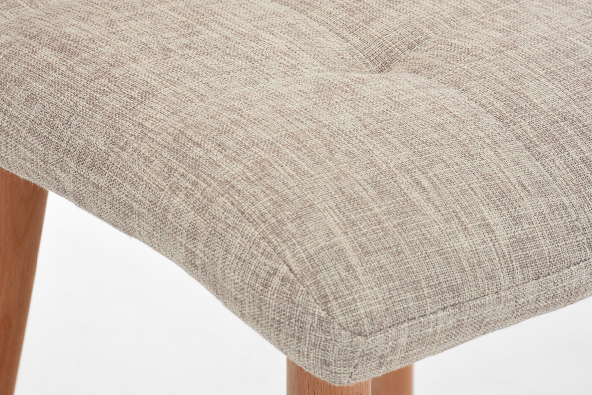 Tabouret de bar Lincoln revêtement tissu