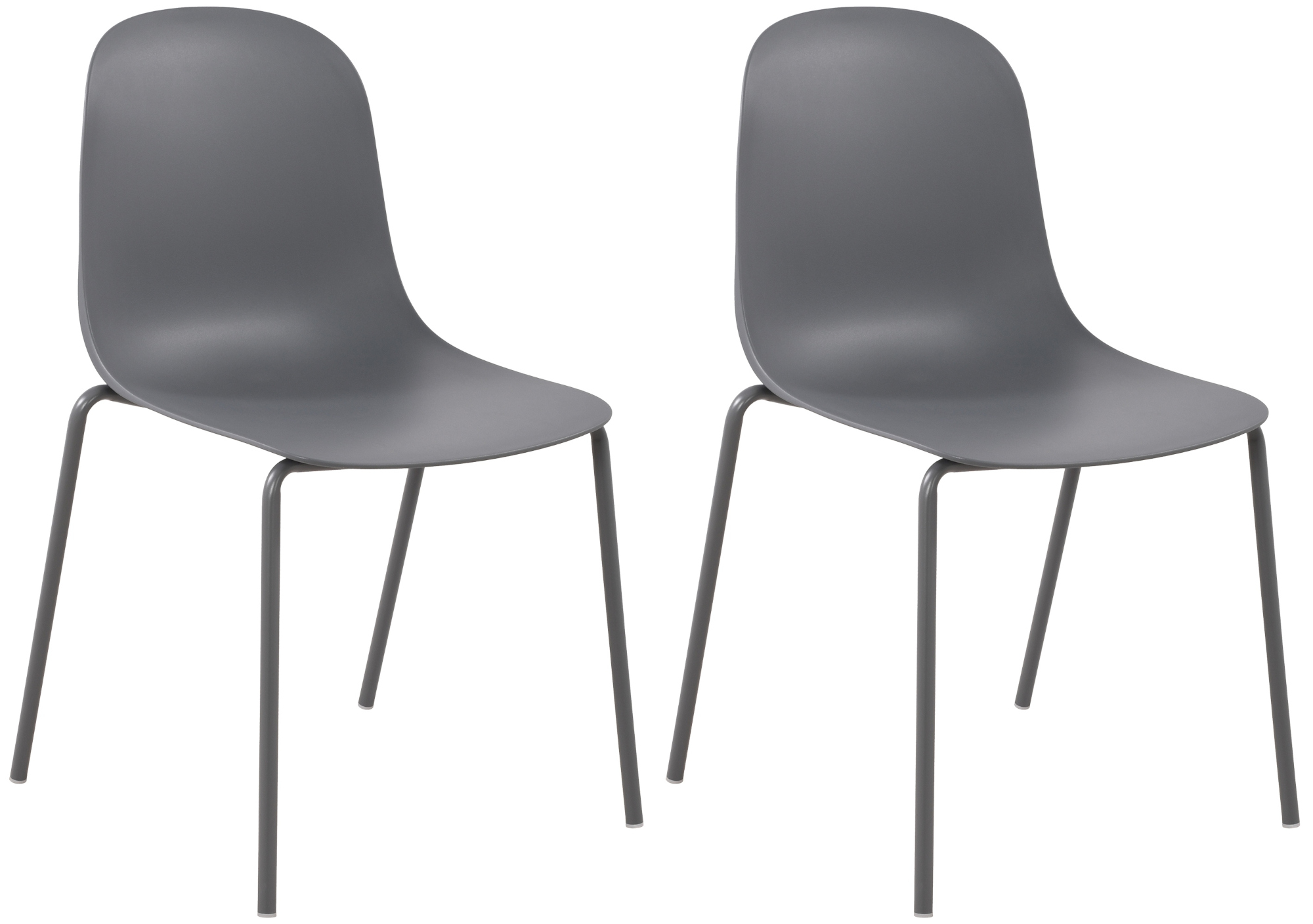 Lot de 2 chaises de jardin Hardin