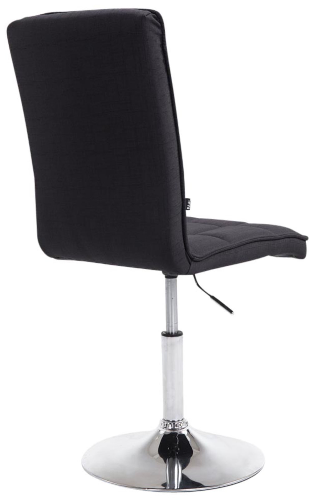 Lot de 2 chaises de salle à manger Peking V2 en tissu avec pied trompette