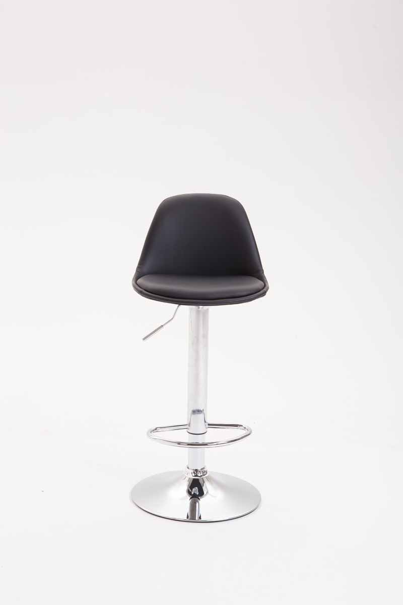 Tabouret de bar  Kiel assise et dossier rembourrés similicuir