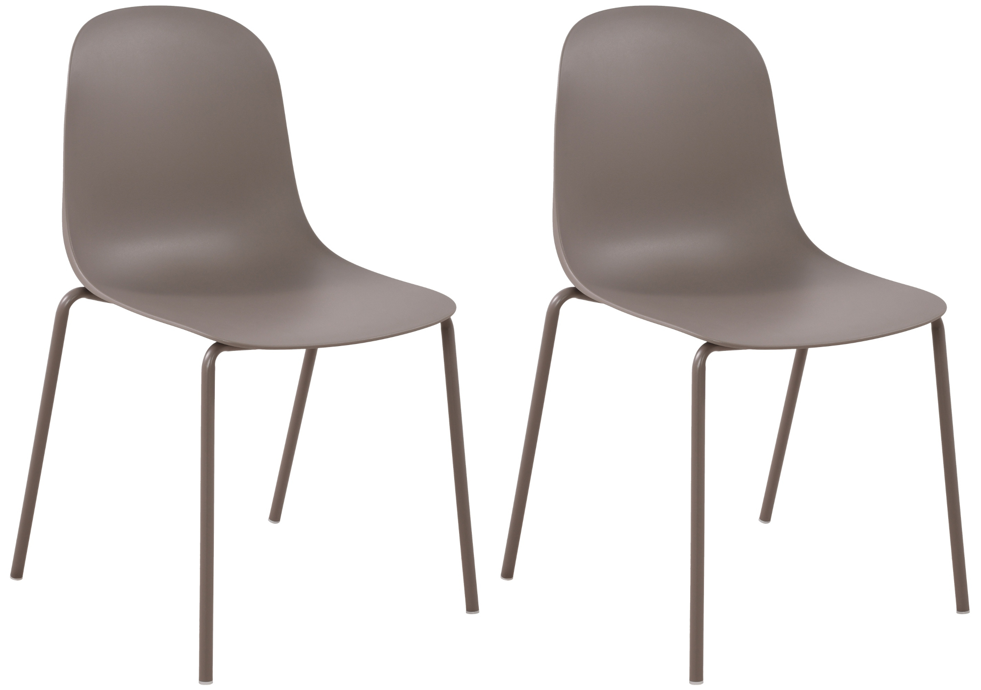 Lot de 2 chaises de jardin Hardin