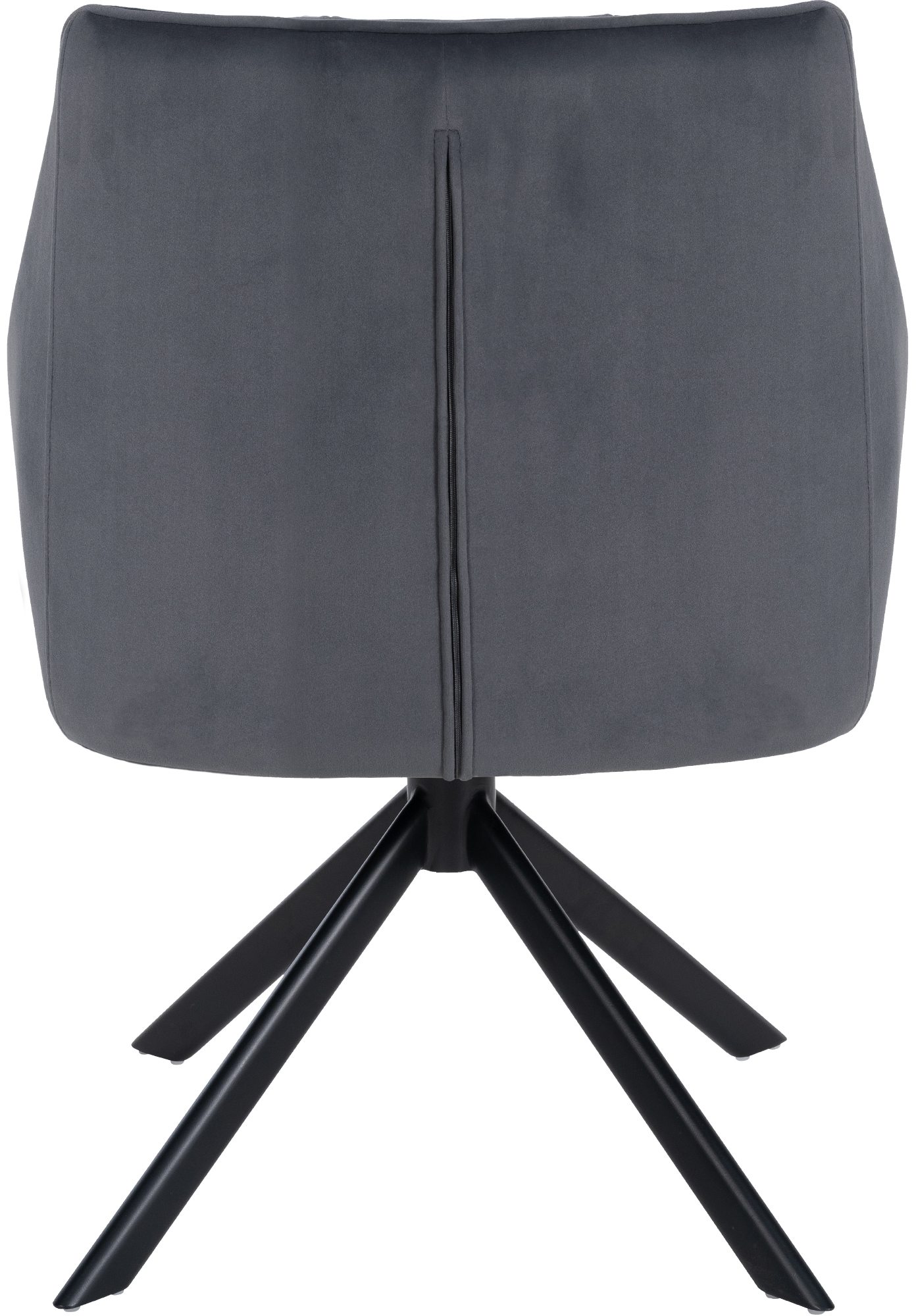 Chaise de salle à manger Swing revêtement velours