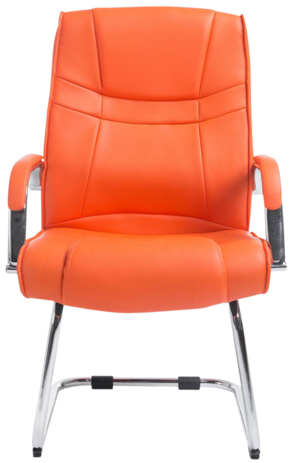 Lot de 2 Chaises Cantilever Attila en Similicuir avec accoudoirs