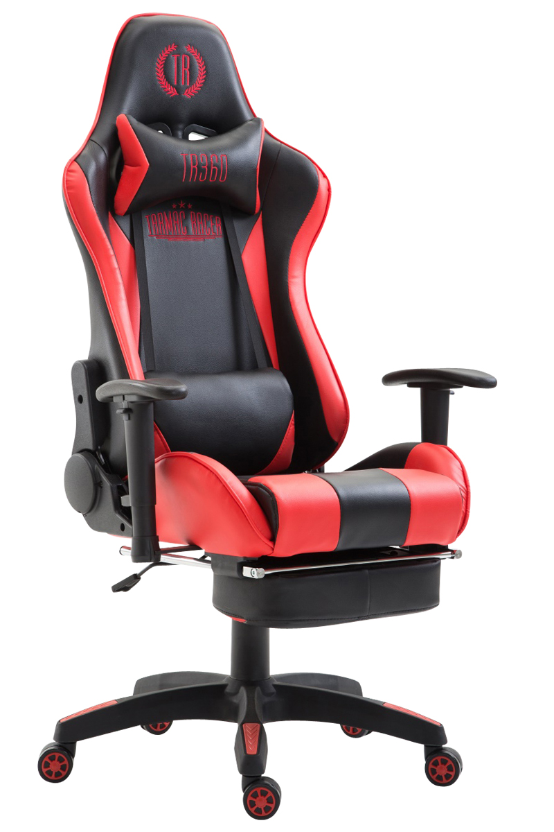 Fauteuil de bureau Boavista en similicuir avec/sans repose-pied