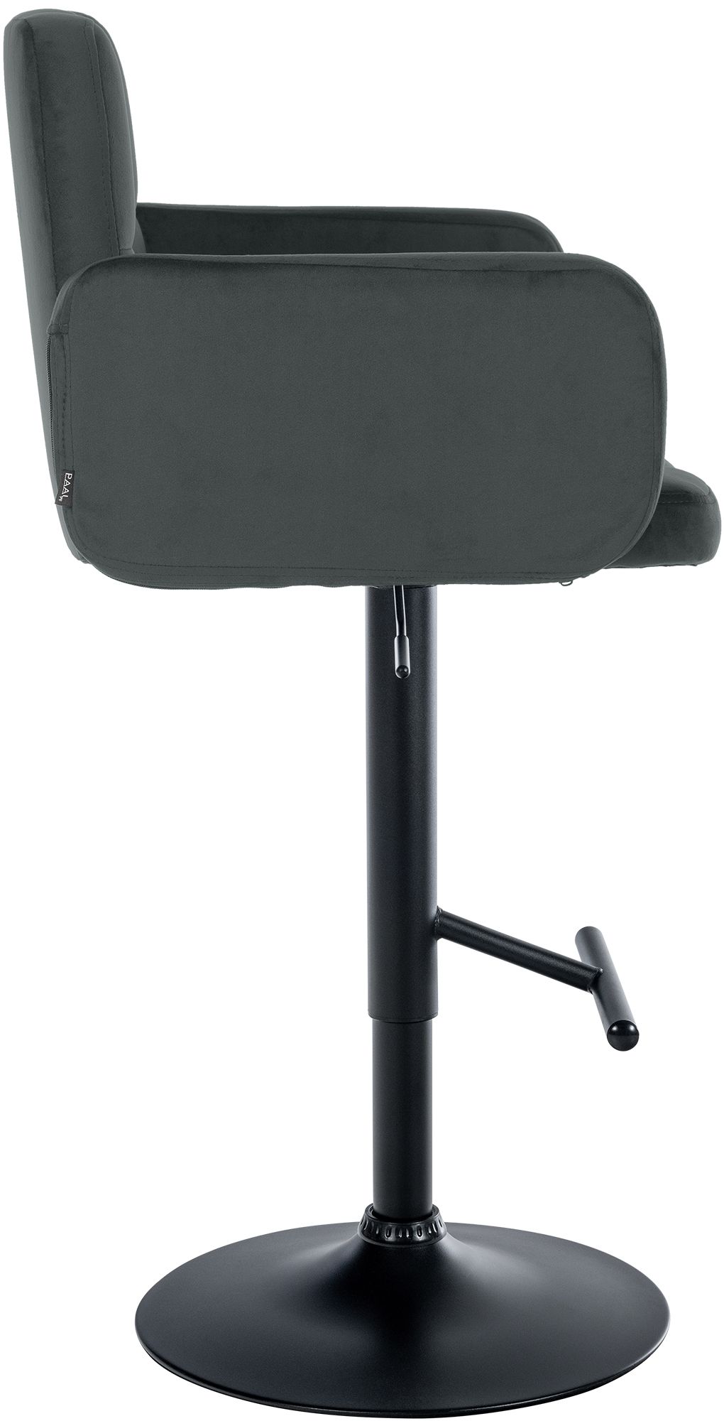 Lot de 2 tabourets de bar Los Angeles velours