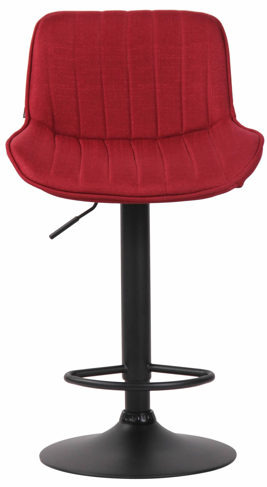 Lot de 2 Tabourets de bar Lentini en Tissu Pied trompette en Métal