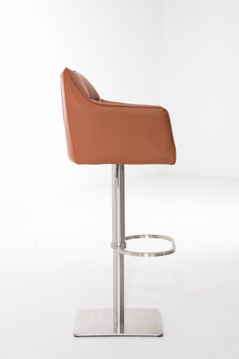 Tabouret de bar Damaso avec revetement en similicuir