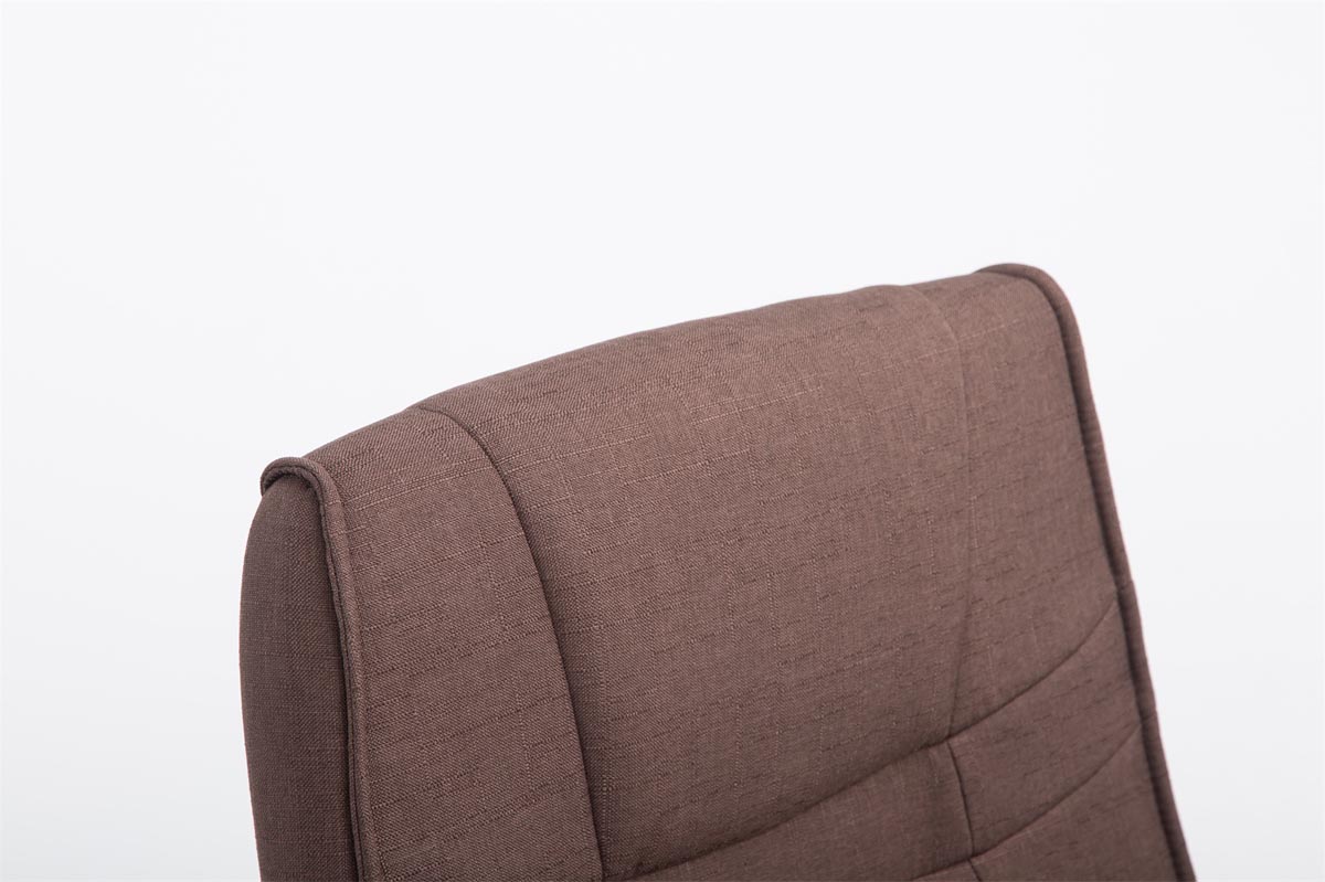 Chaise visiteur Attila tissu