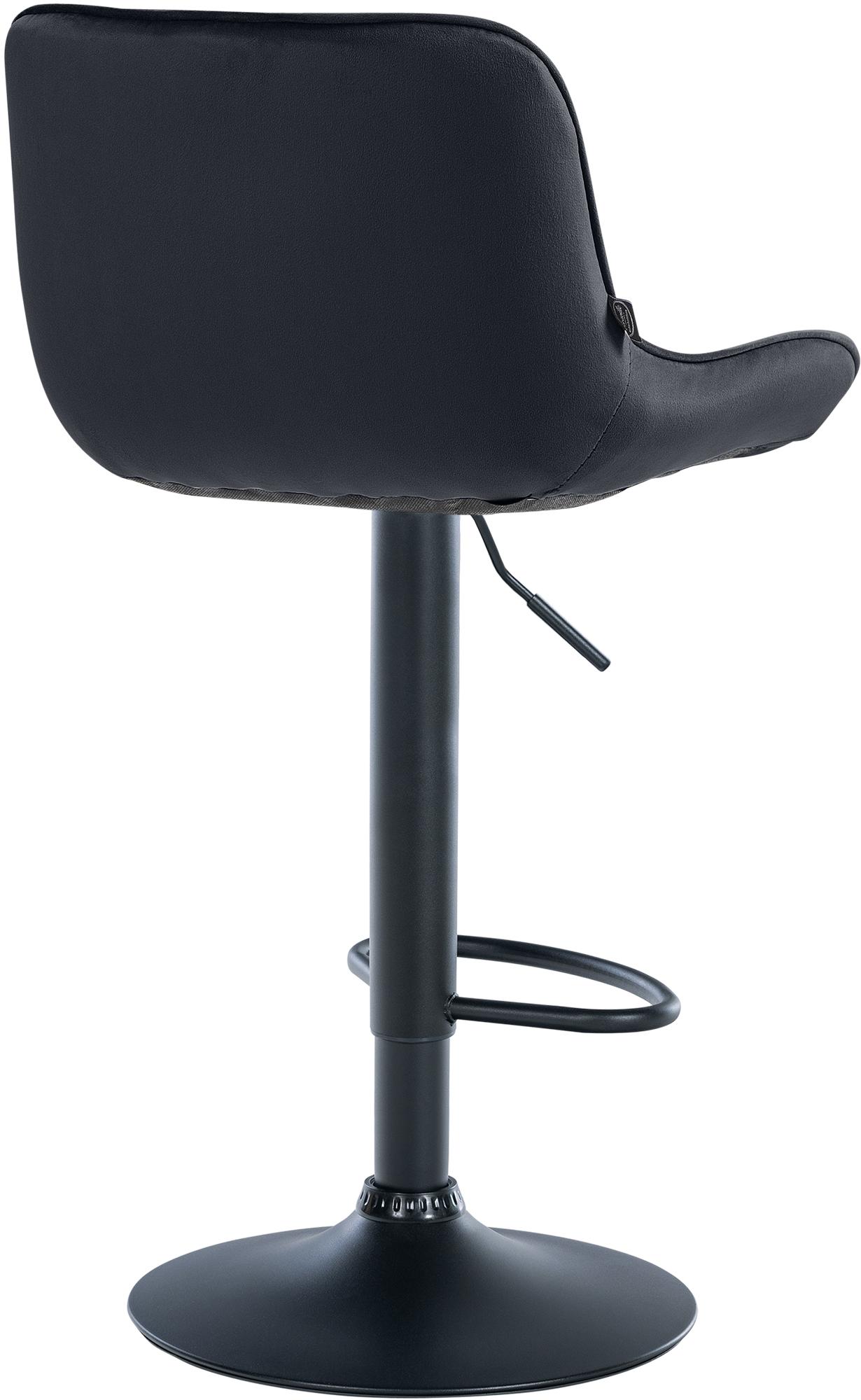 Lot de 2 tabourets de bar Vonore velours
