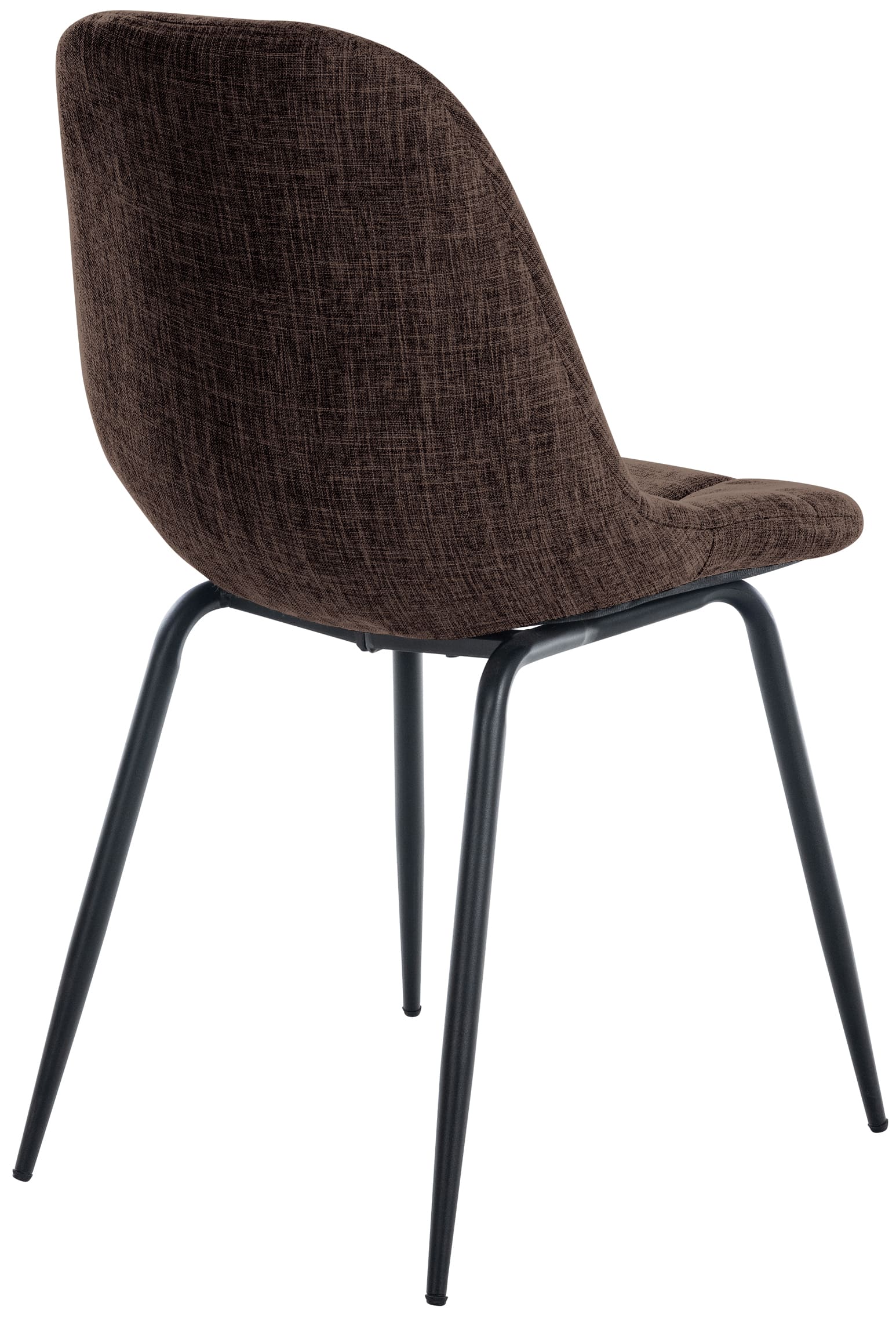 Chaise de salle à manger Tom avec Pieds en métal noir