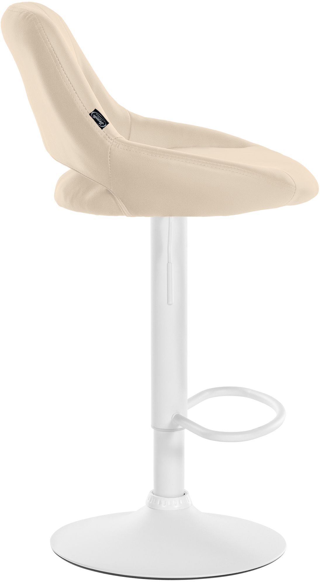 Lot de 2 tabourets de bar Milet en similicuir