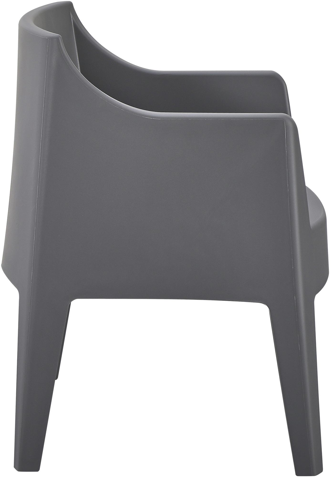 Lot de 6 Chaises de Jardin Bartal Empilables en Polypropylène Résistant aux UV et Intempéries - Fauteuils d'Extérieur Design