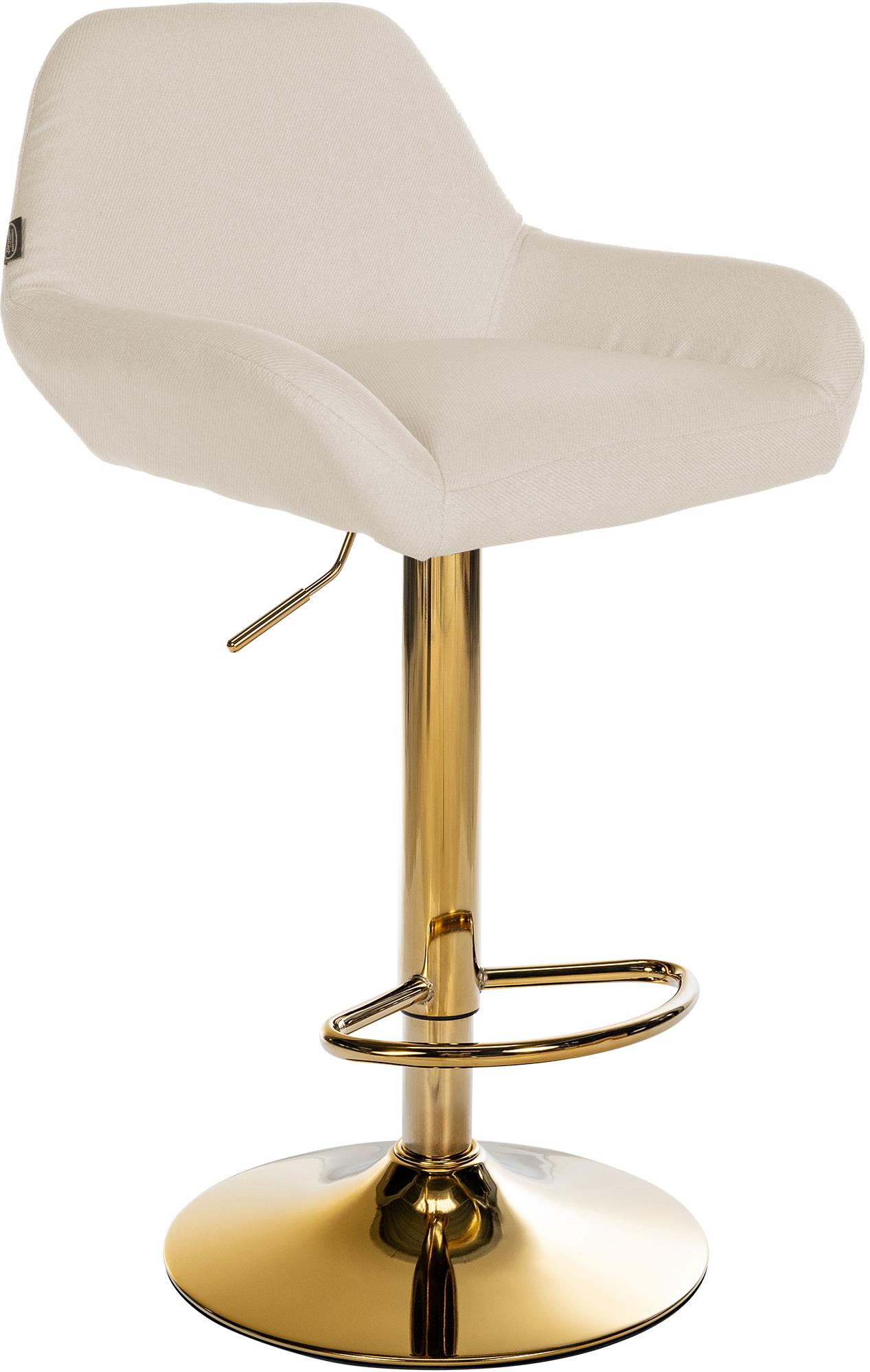 Tabouret de bar Braga Gold Tissu