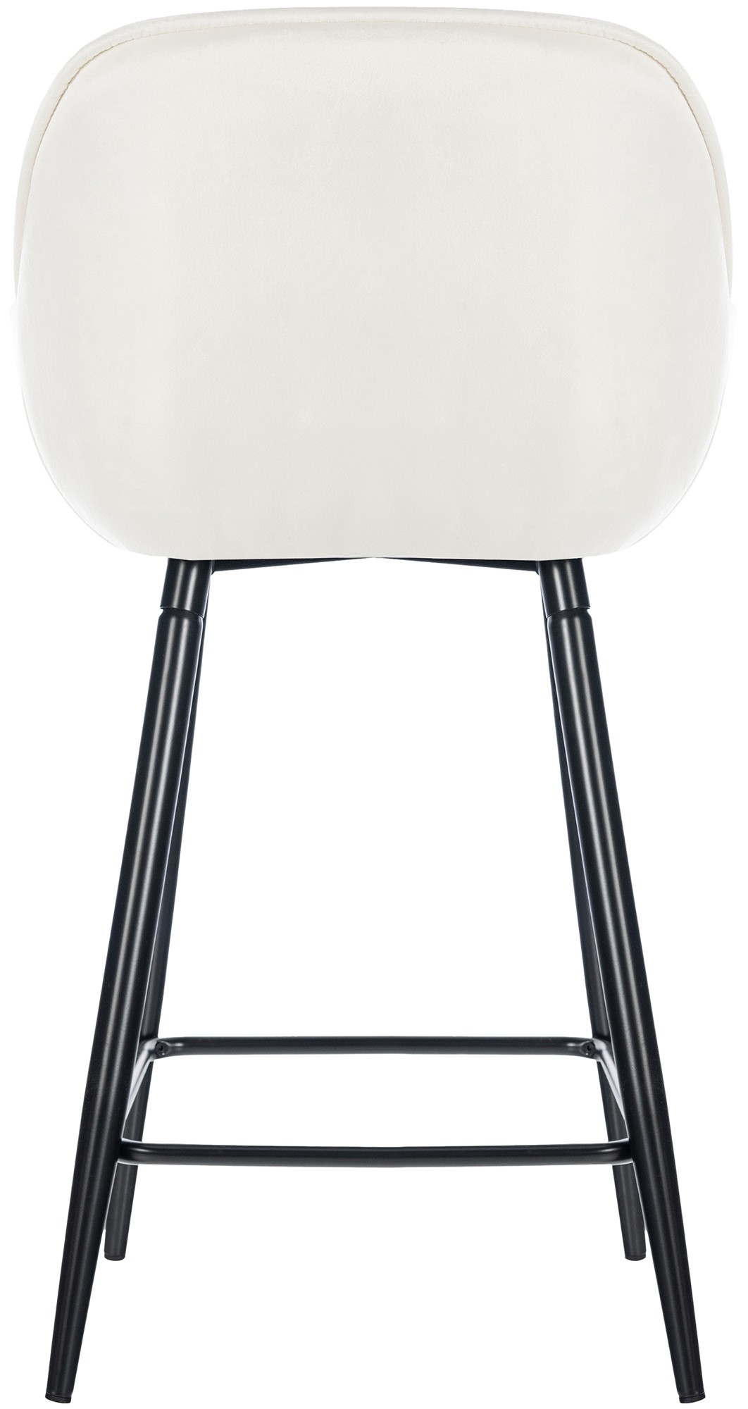Tabouret de bar Gibson velours hauteur d'assise 76 cm