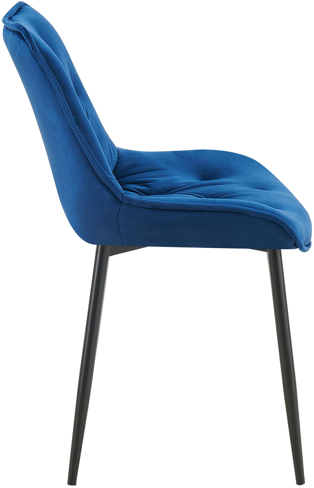 Chaise de salle à manger Wallace velours