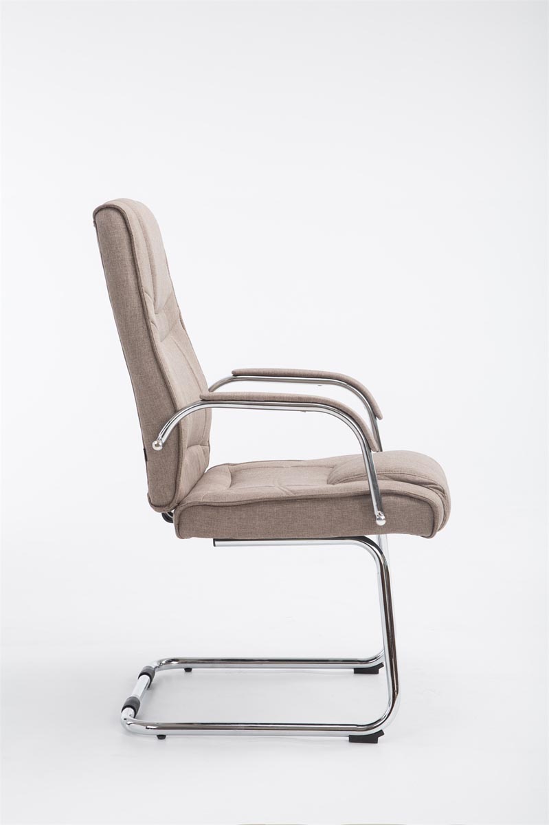 Chaise visiteur Attila tissu