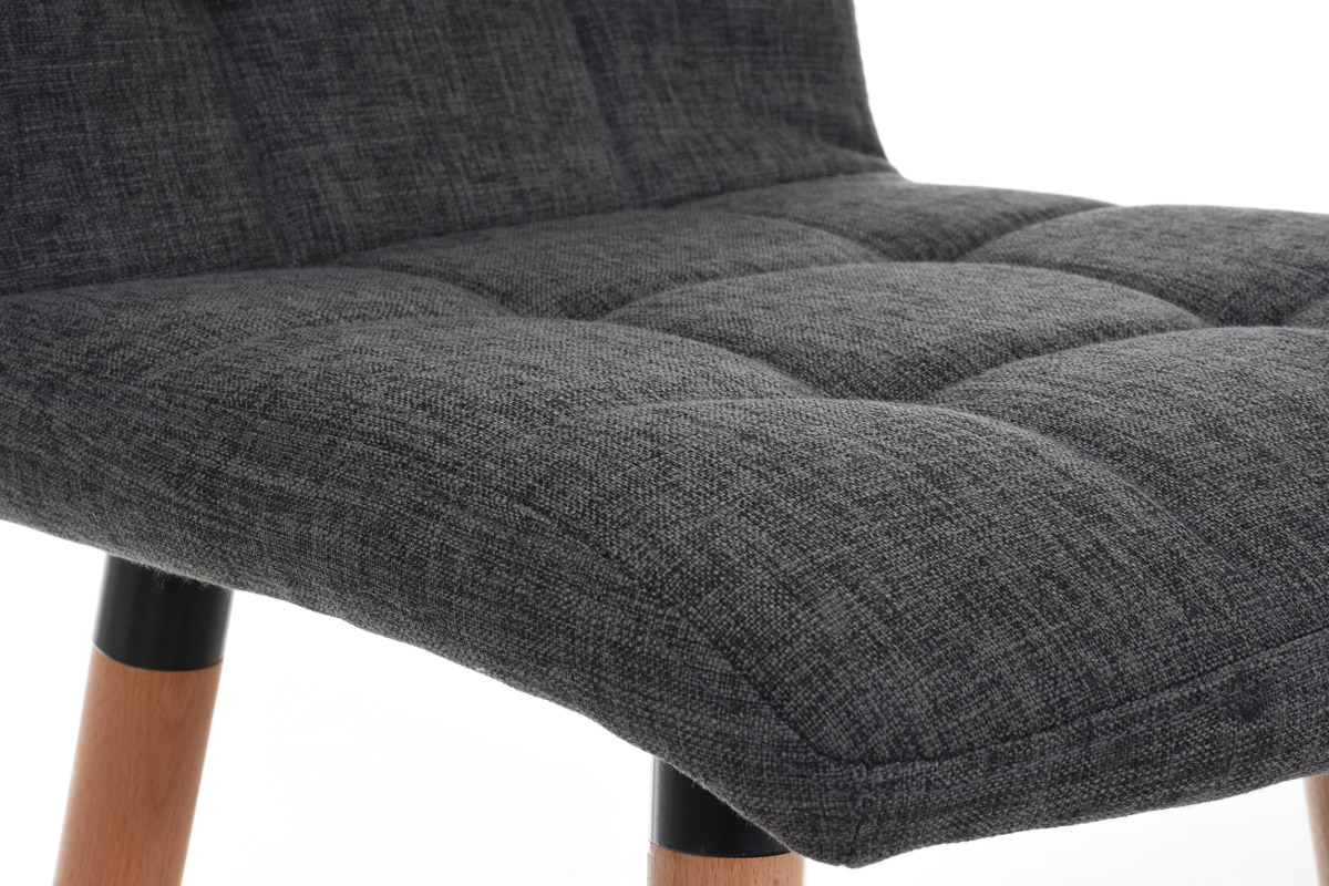 Tabouret de bar Lincoln revêtement tissu