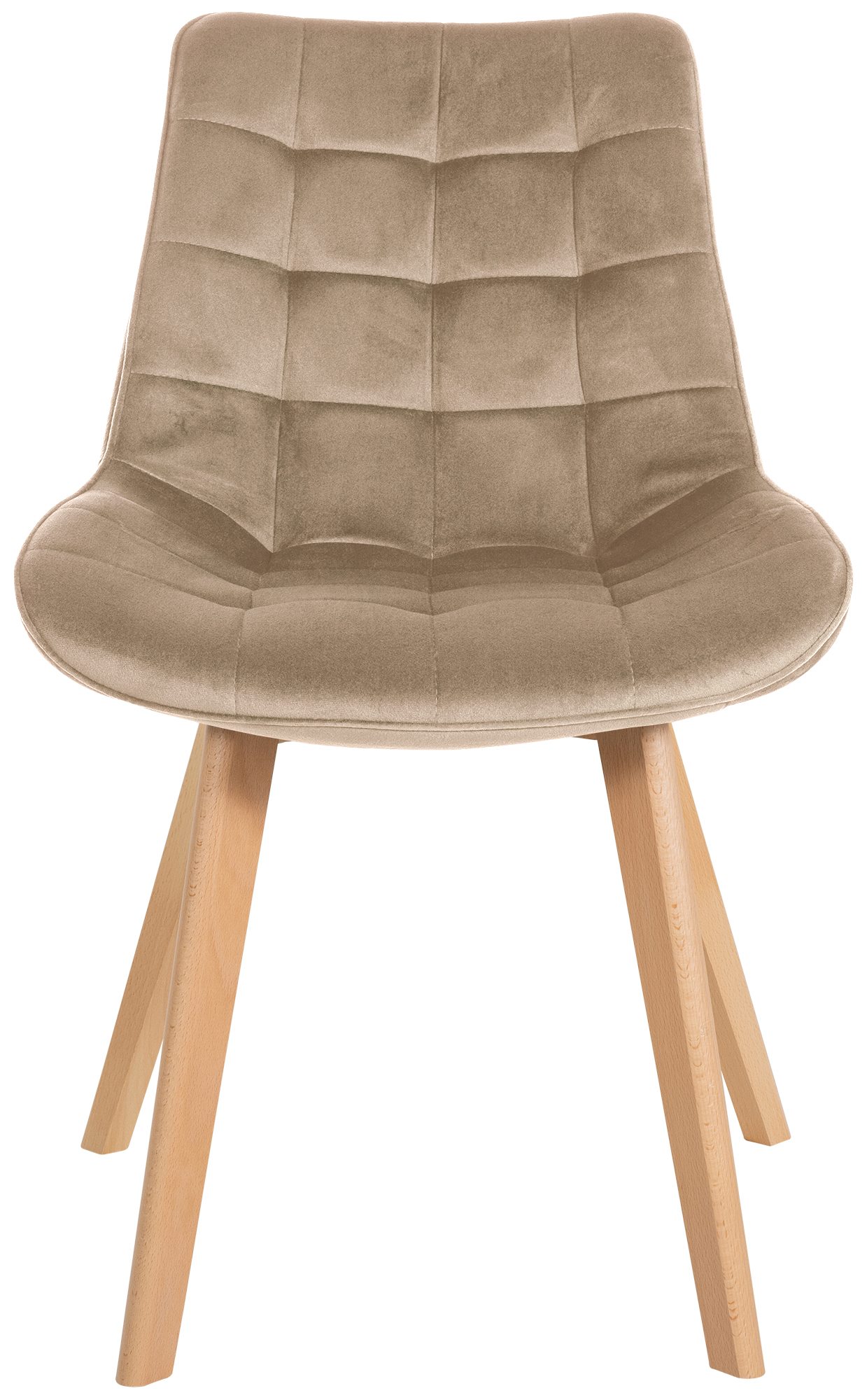 Lot de 2 chaises Brook velours