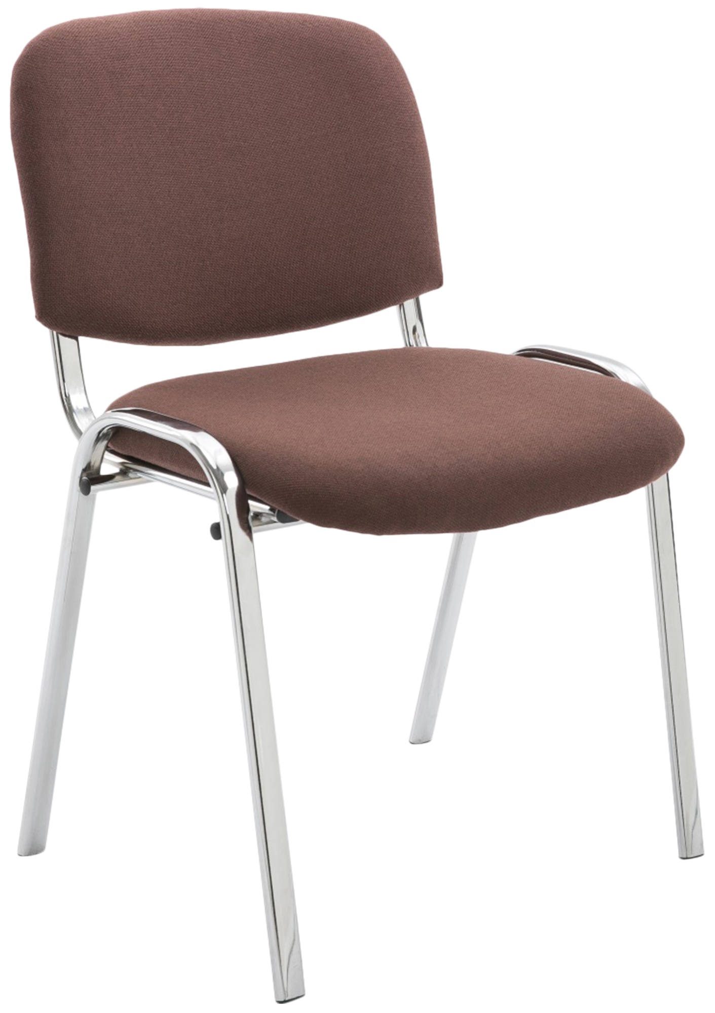 Chaise visiteur Ken support chromé tissu