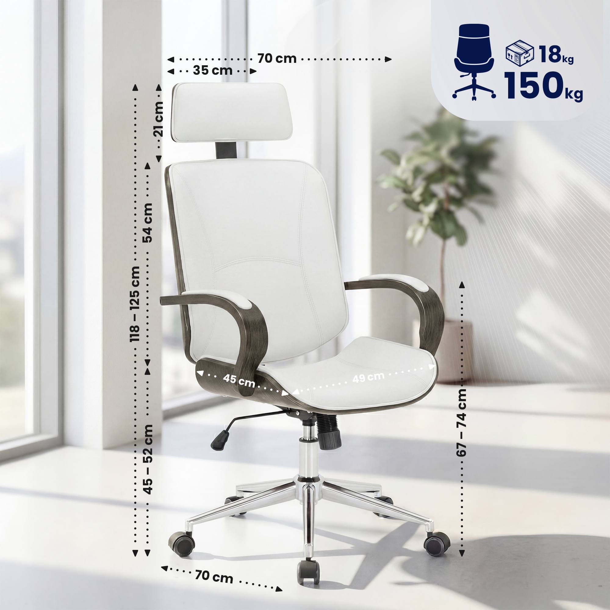 Chaise de bureau Dayton