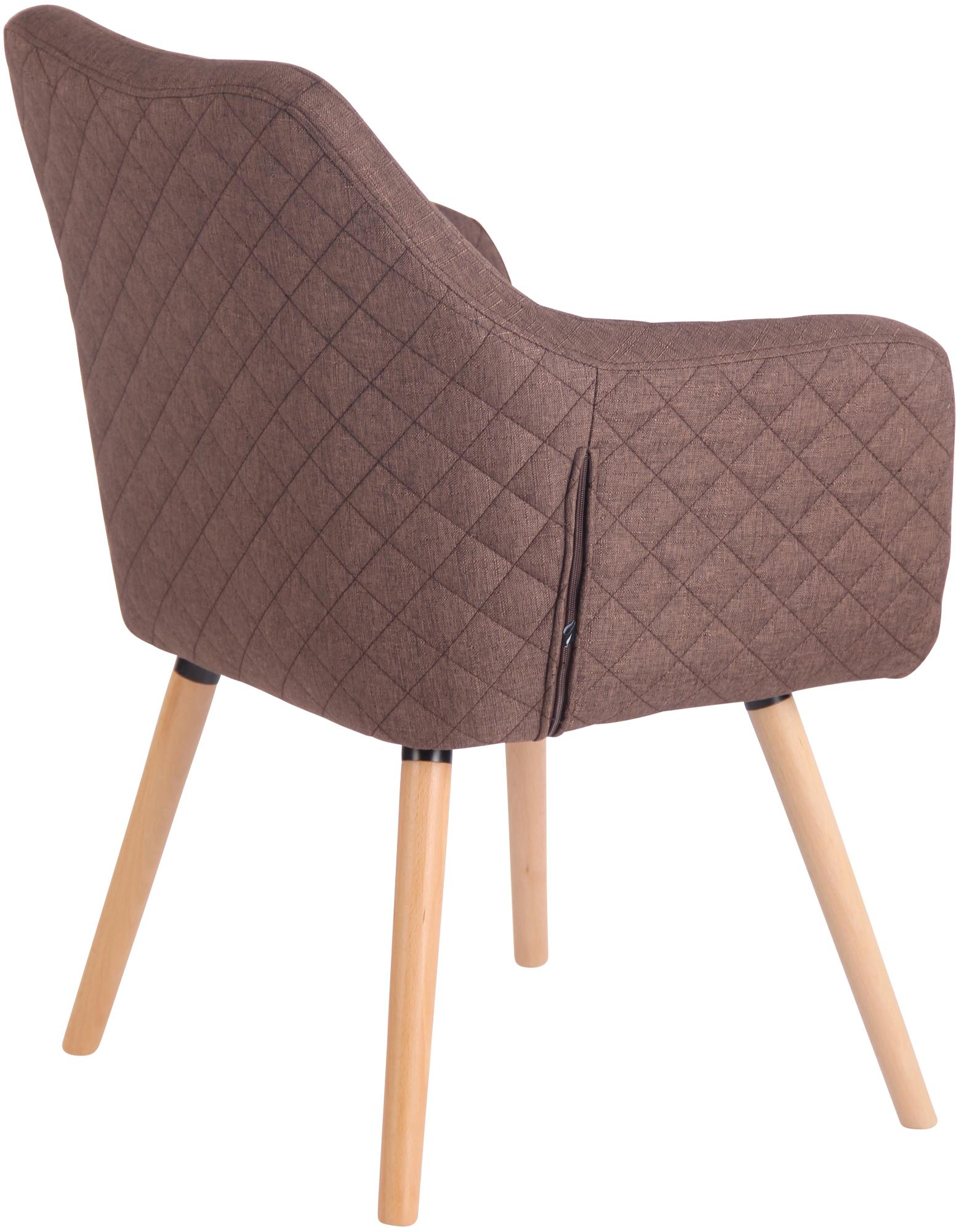 Chaise de salle à manger Gent en tissu