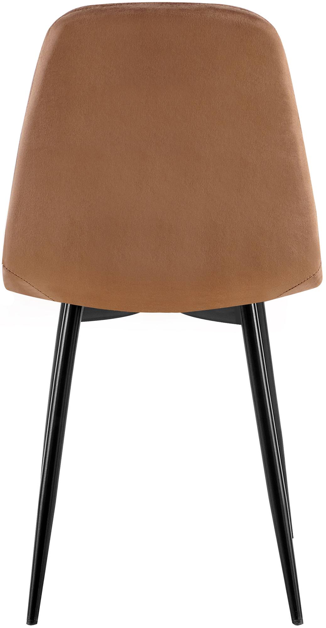Lot de 4 chaises de salle à manger Baxter velours