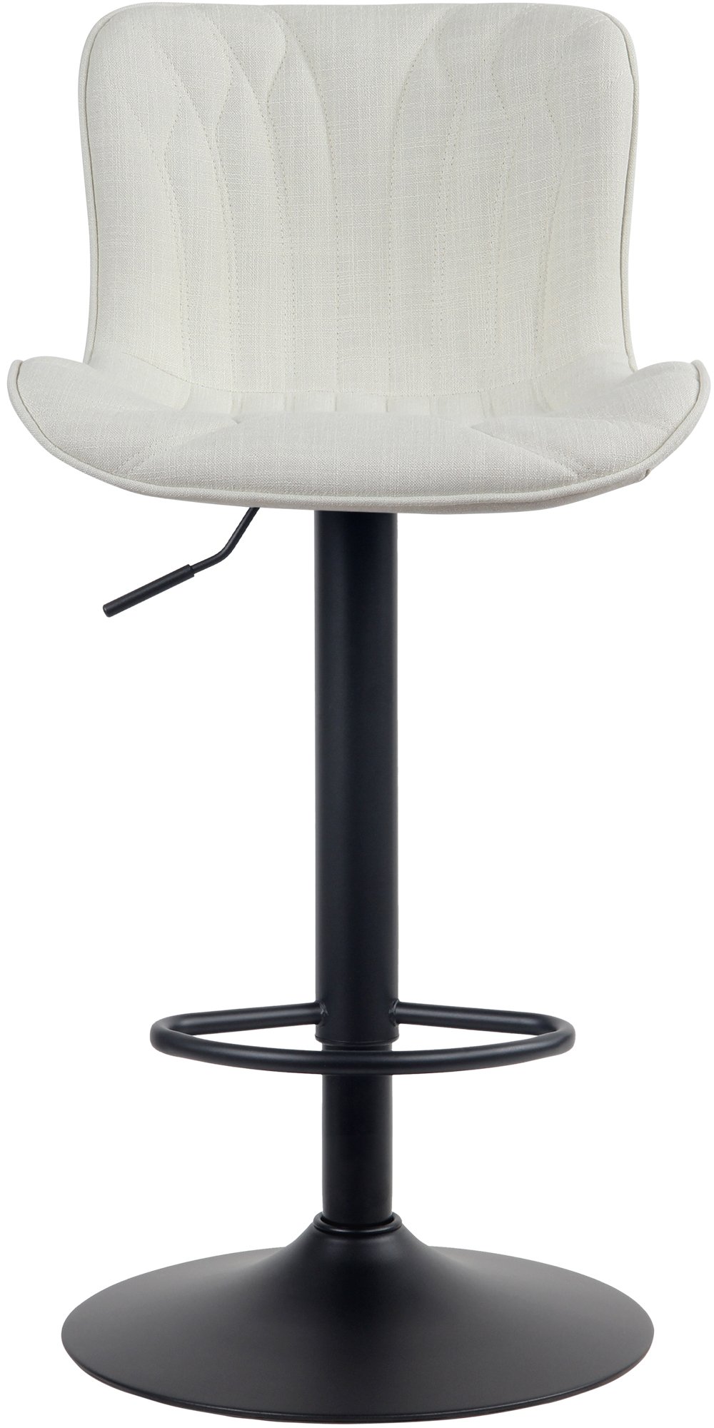 Tabouret de bar Linus Pied en Métal Hauteur réglable Siège pivotant
