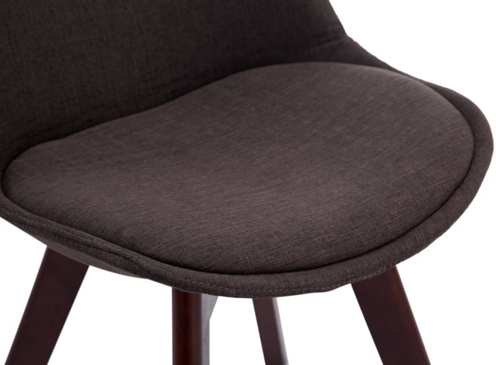 Lot de 4 chaises de salle à manger Borneo V2 en Tissu
