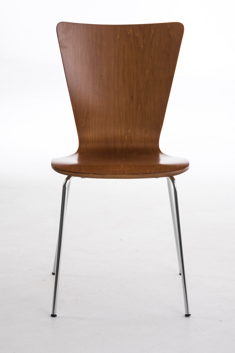 Lot de 2 chaises visiteur Aaron Marron