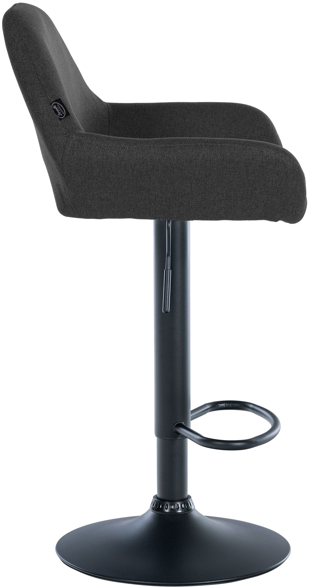 Lot de 2 tabourets de bar Braga en tissu