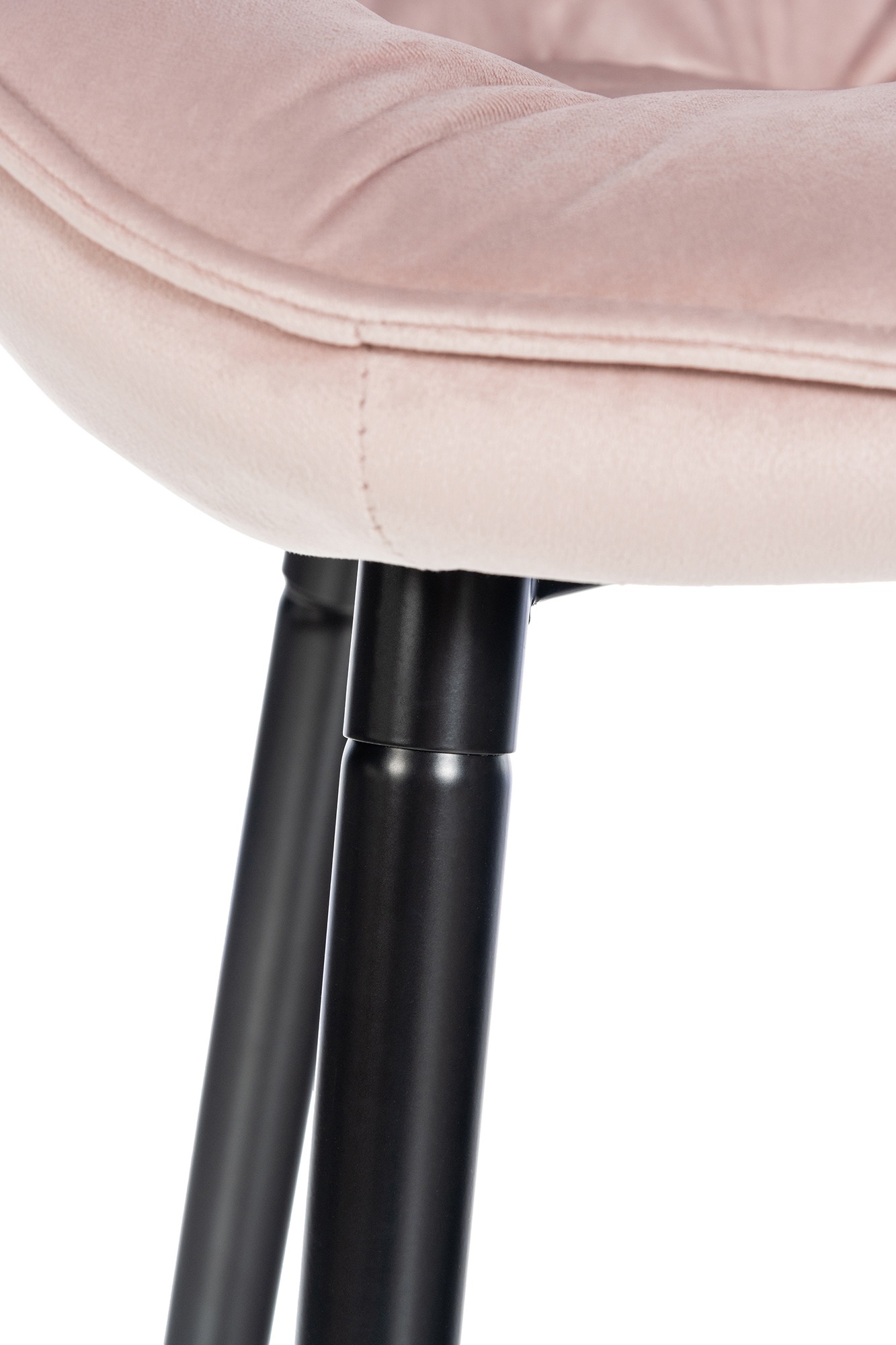 Tabouret de bar Gibson velours hauteur d'assise 76 cm