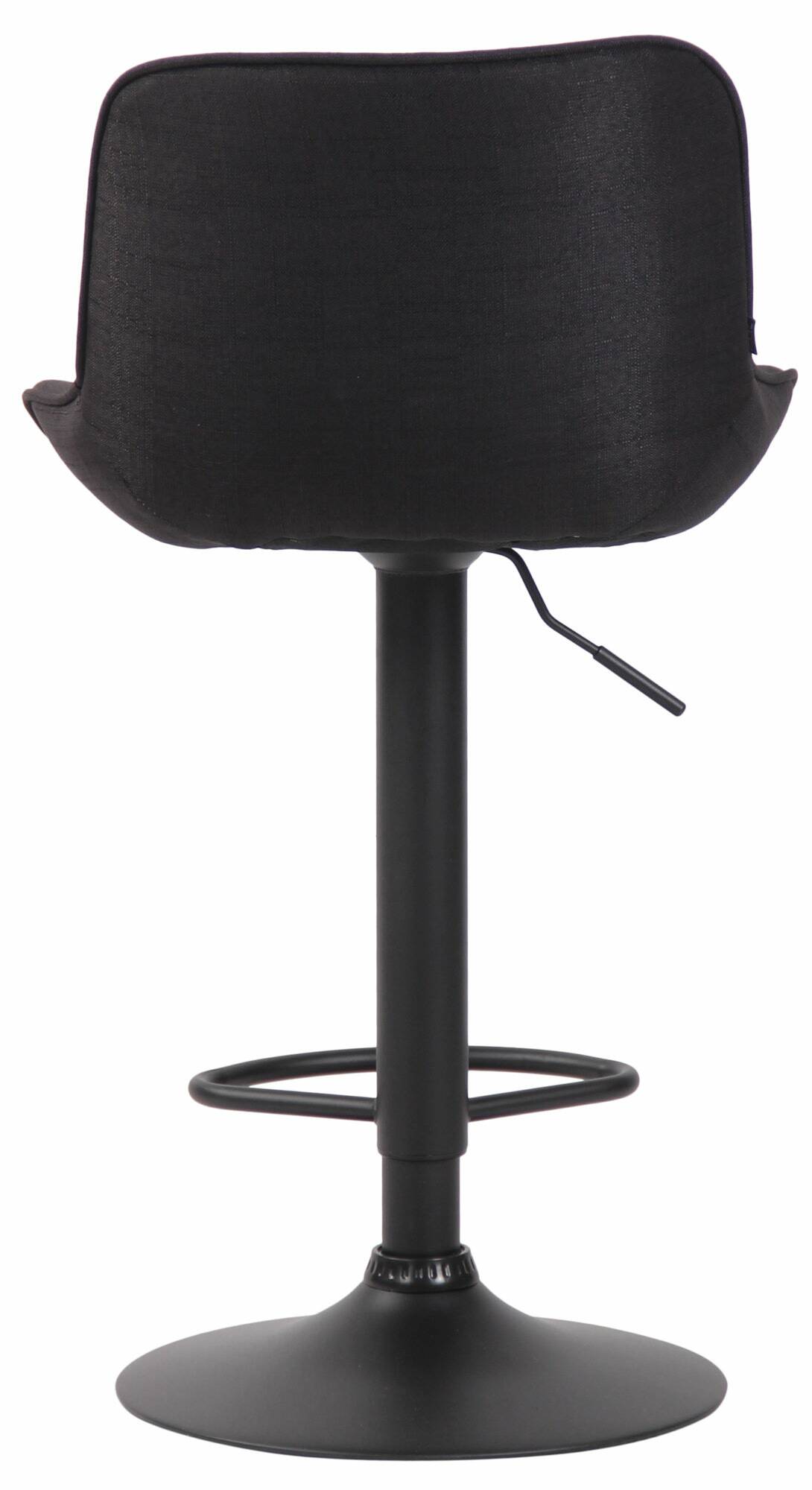 Lot de 2 Tabourets de bar Lentini en Tissu Pied trompette en Métal