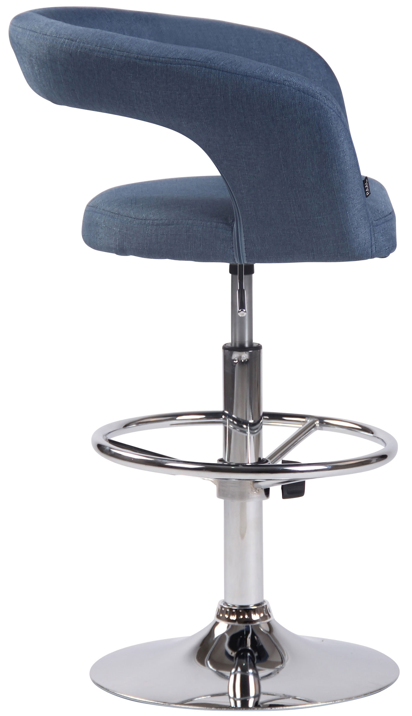 Tabouret de bar Jaen en tissu ou similicuir