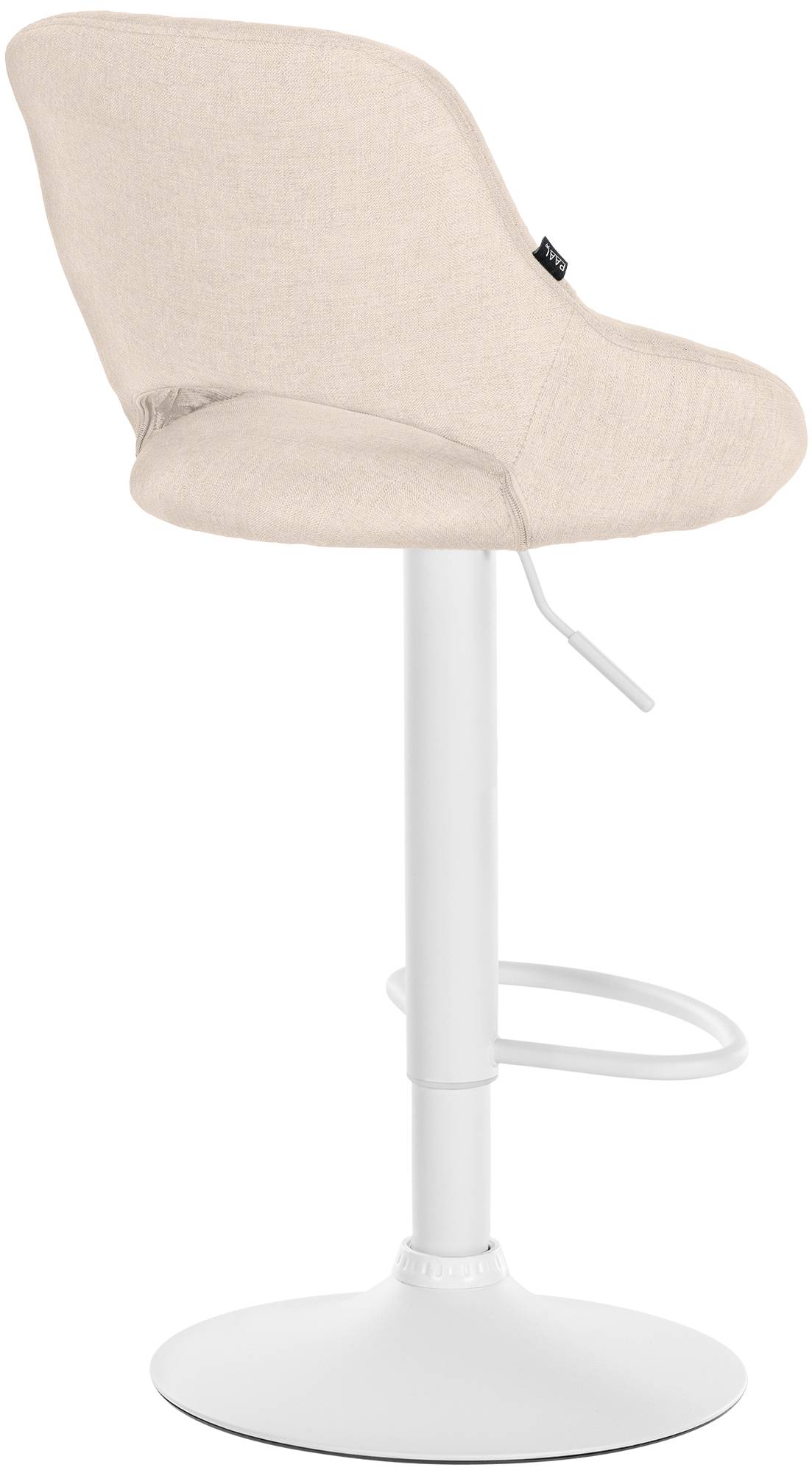 Lot de 2 tabourets de bar Milet en tissu