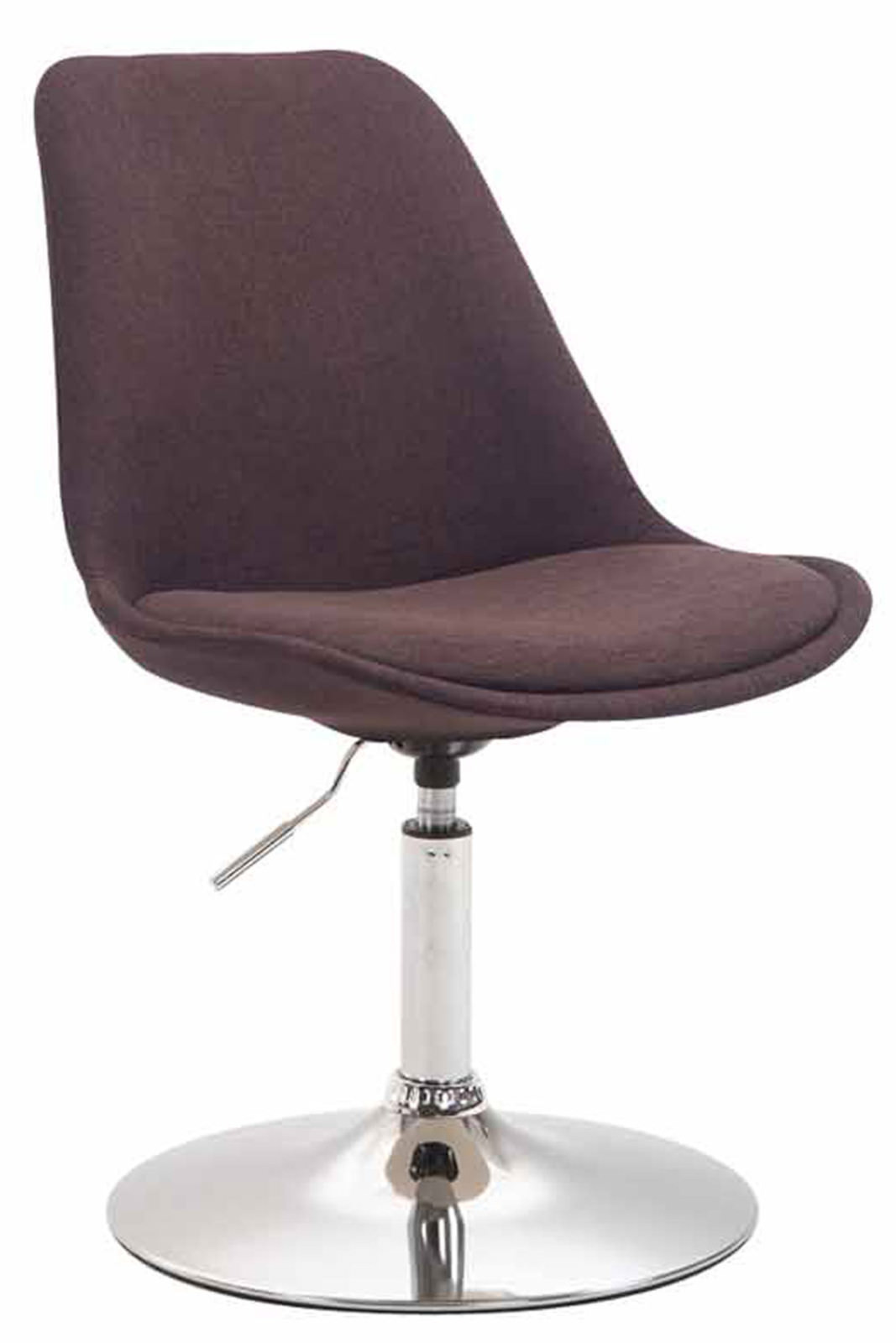 Lot de 4 Chaises de salle à manger Maverick tissu avec pied trompette
