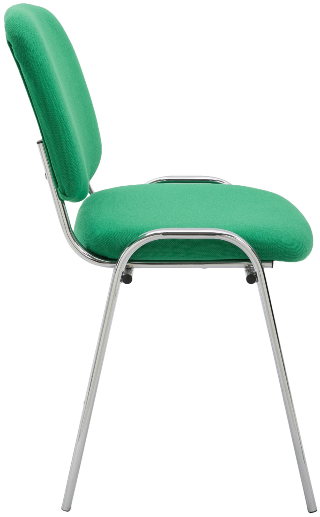 Chaise visiteur Ken support chromé tissu