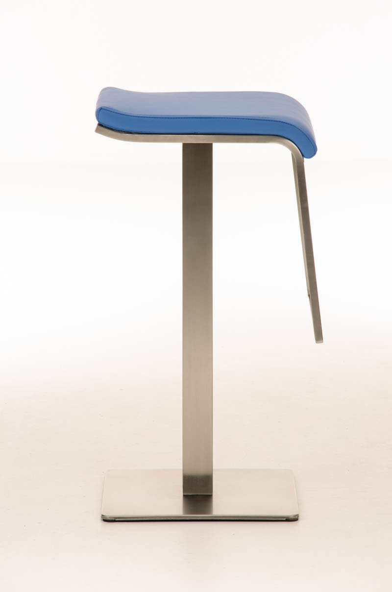 Tabouret de bar Lameng E78 en Similicuir pied en métal