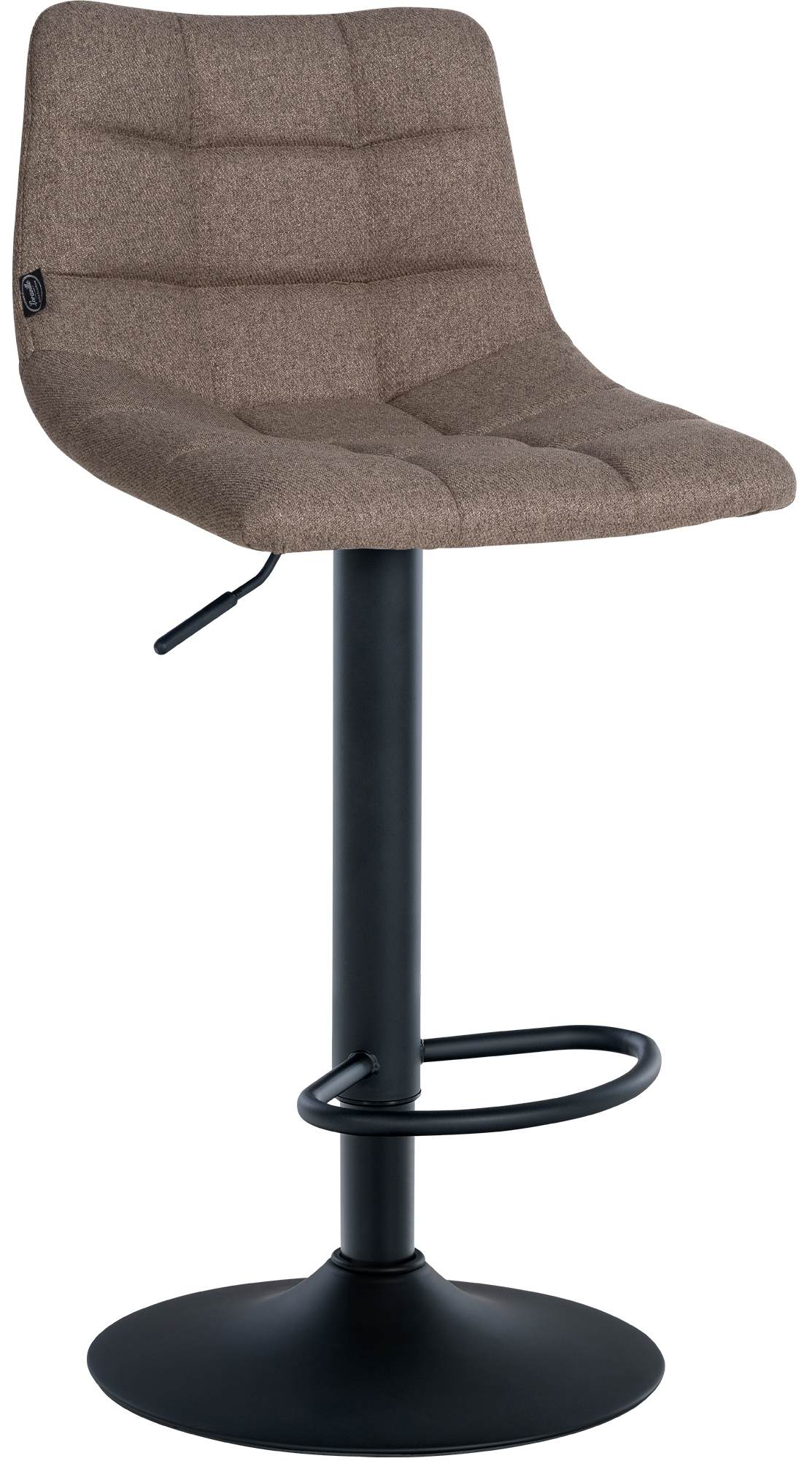 Lot de 2 tabourets de bar Jerry tissu