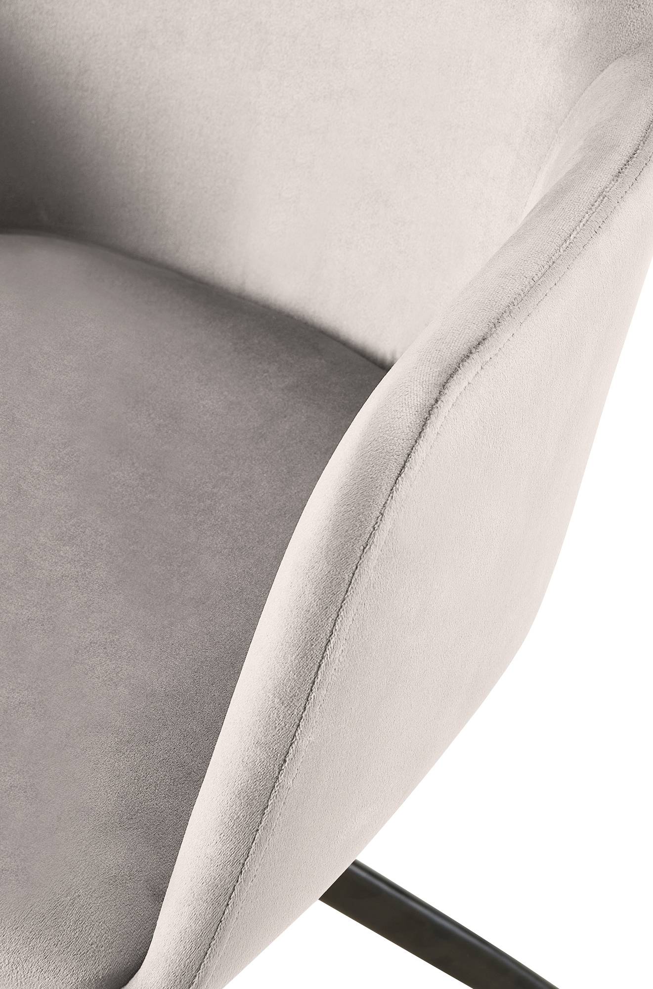 Chaise de salle à manger Olema velours